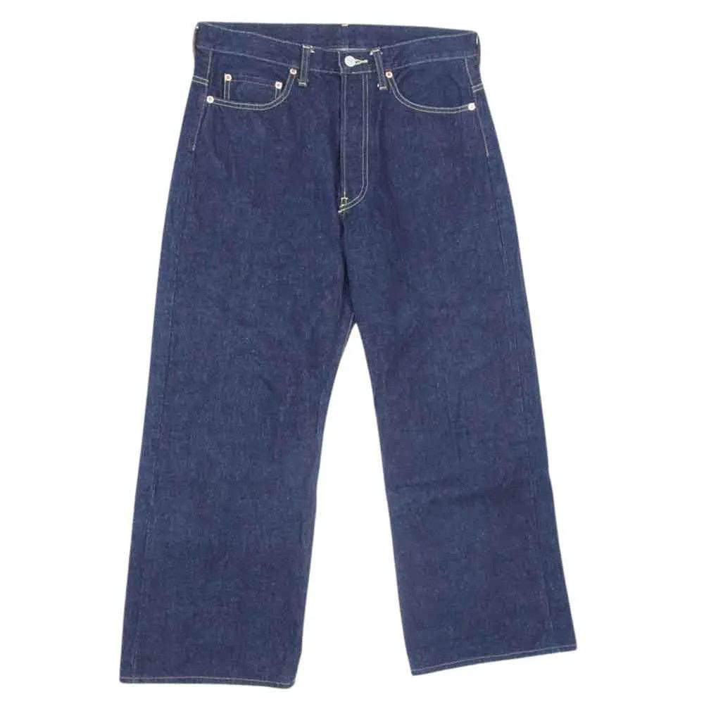 image of Yohji Yamamoto Pour Homme 22Ss Wide Denim in Indigo Blue, Men's (Size 32)