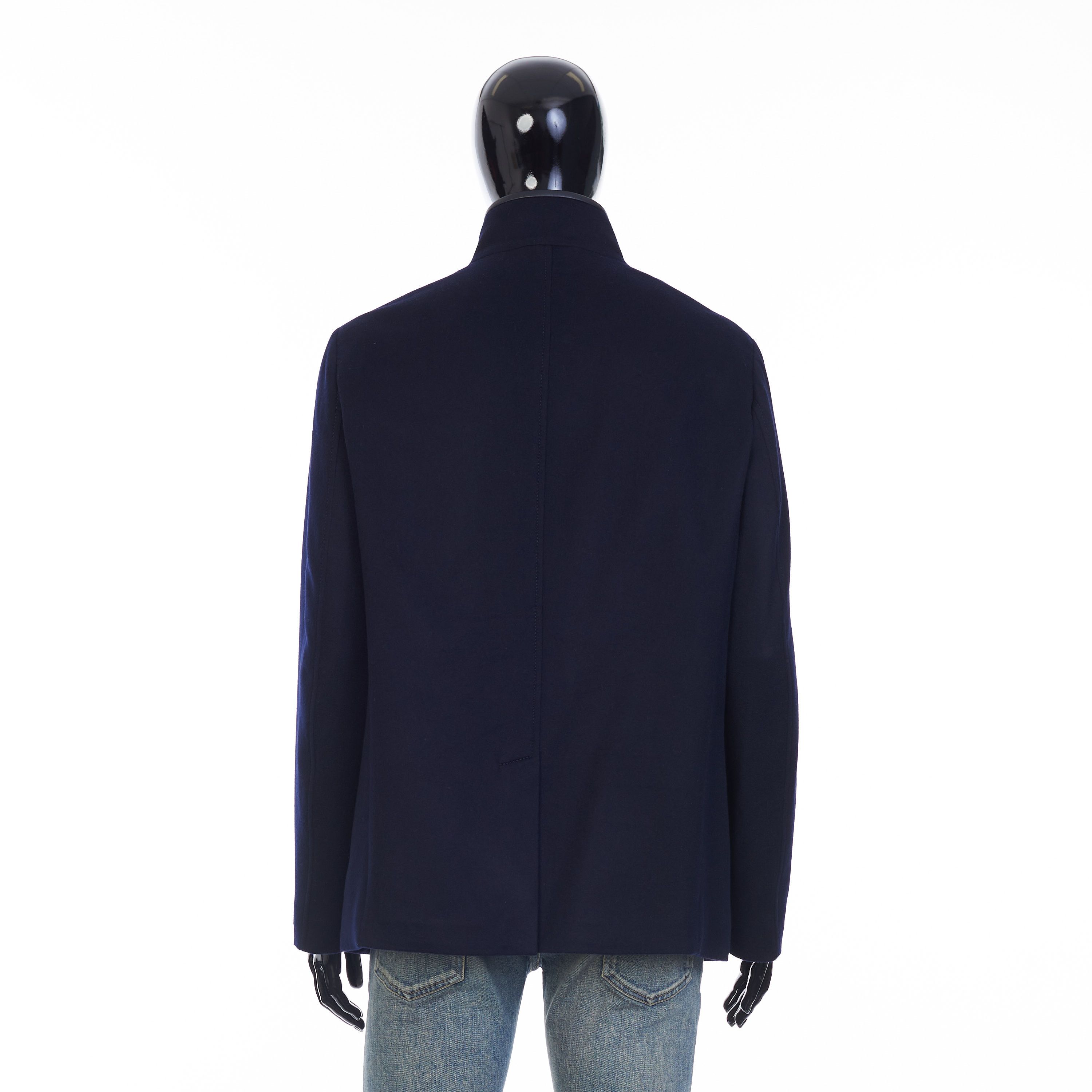 Loro Piana Spagna Jacket In Navy Blue Double Faced Cashmere Size US L / EU 52-54 / 3 - 5 Thumbnail