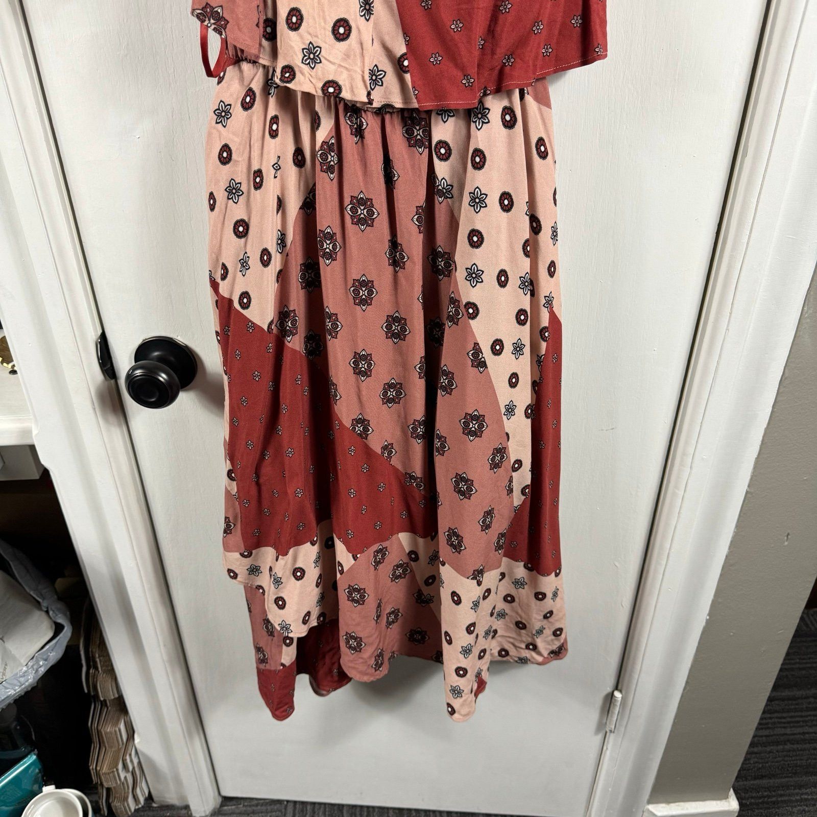 House of Harlow House Of Harlow 1960 Lea Dress in Rose Patchwork Midi Size XXS / US 00 / IT 34 - 5 Thumbnail