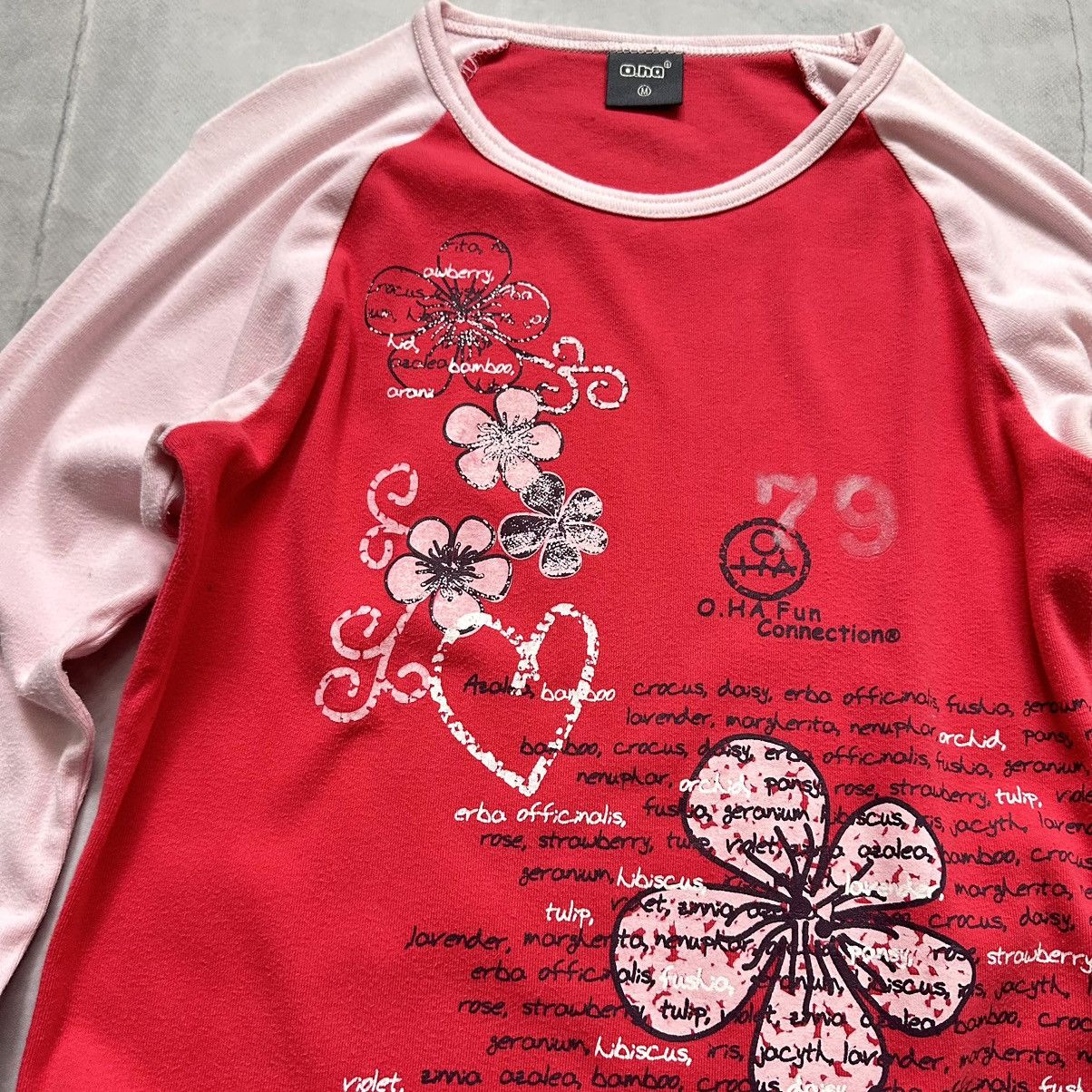 Hysteric Glamour Cute Floral Custo Barcelona Vibe Long Sleeve T Shirt Size M / US 6-8 / IT 42-44 - 3 Thumbnail