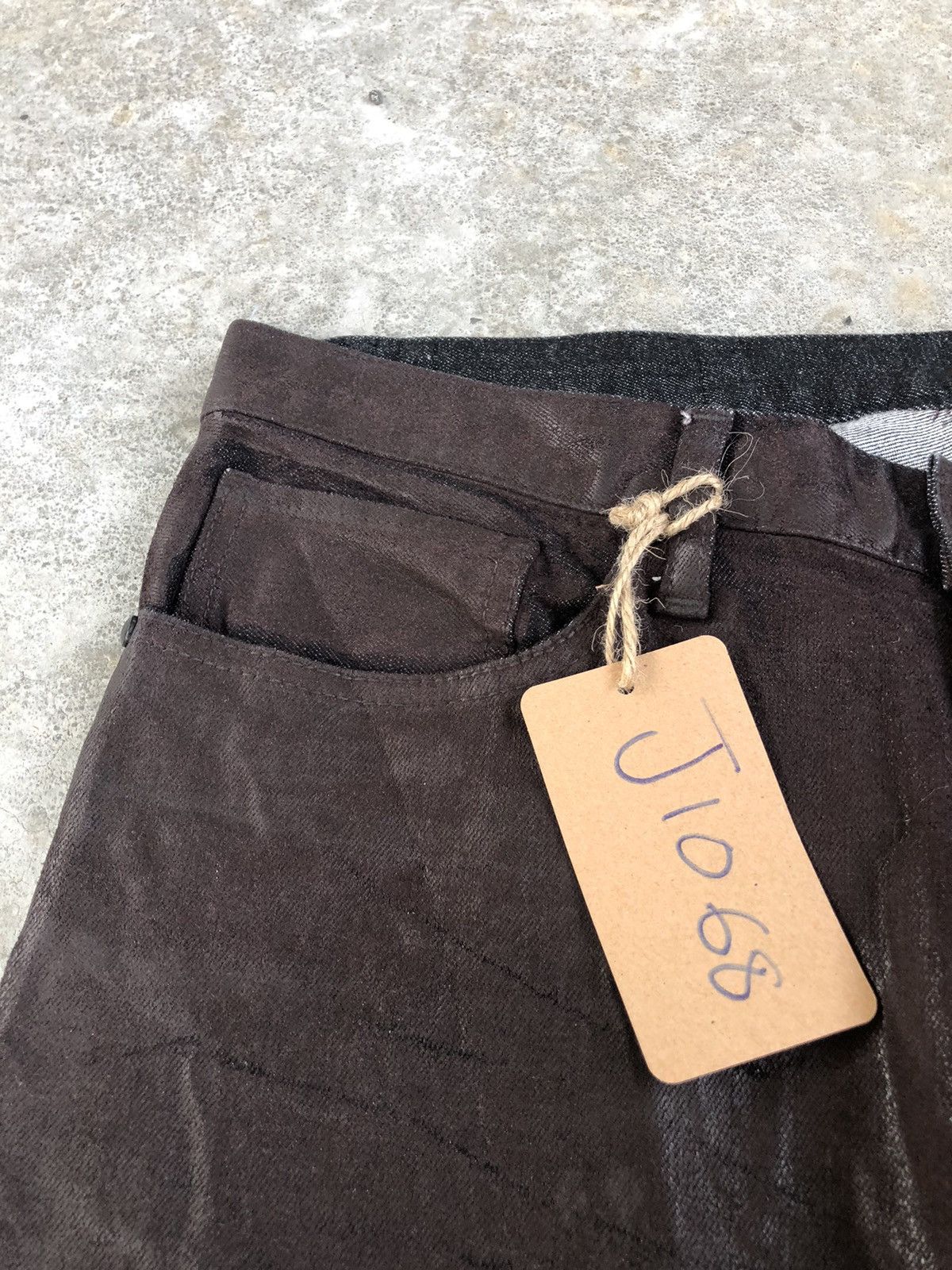 Tornado Mart Tornado Mart Waxed Skinny Jeans Size US 32 / EU 48 - 14 Thumbnail