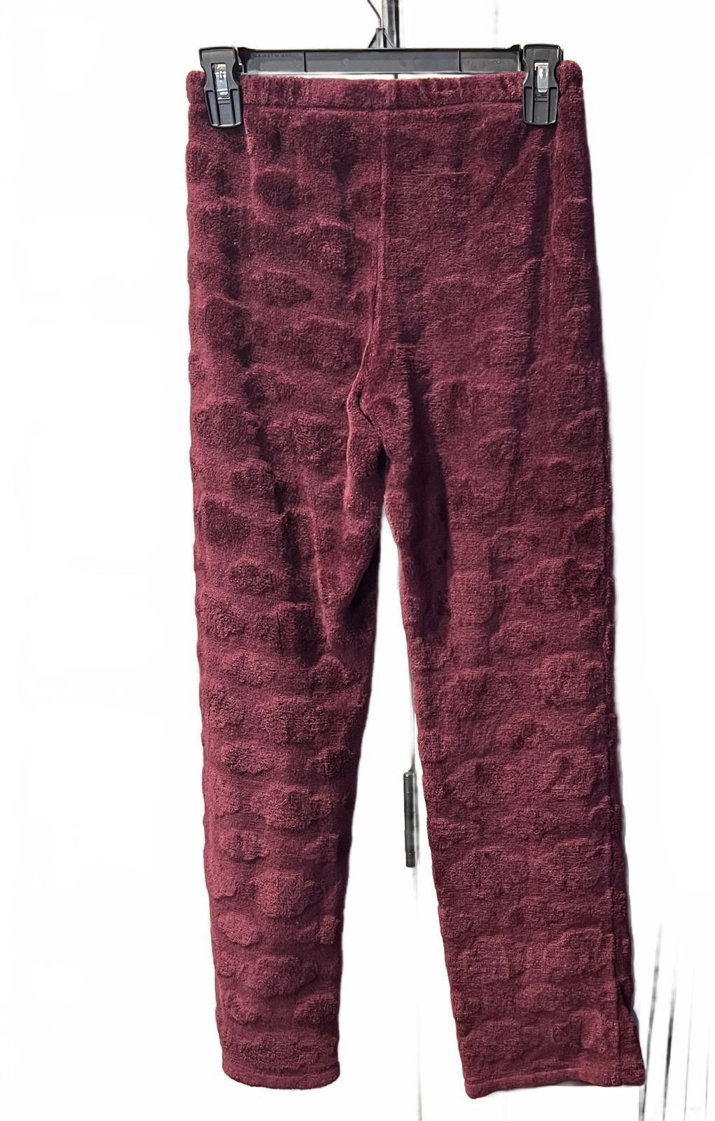 Other Wonder Nation Women's Lounge Pants, Burgundy, Size XL Size ONE SIZE - 2 Thumbnail