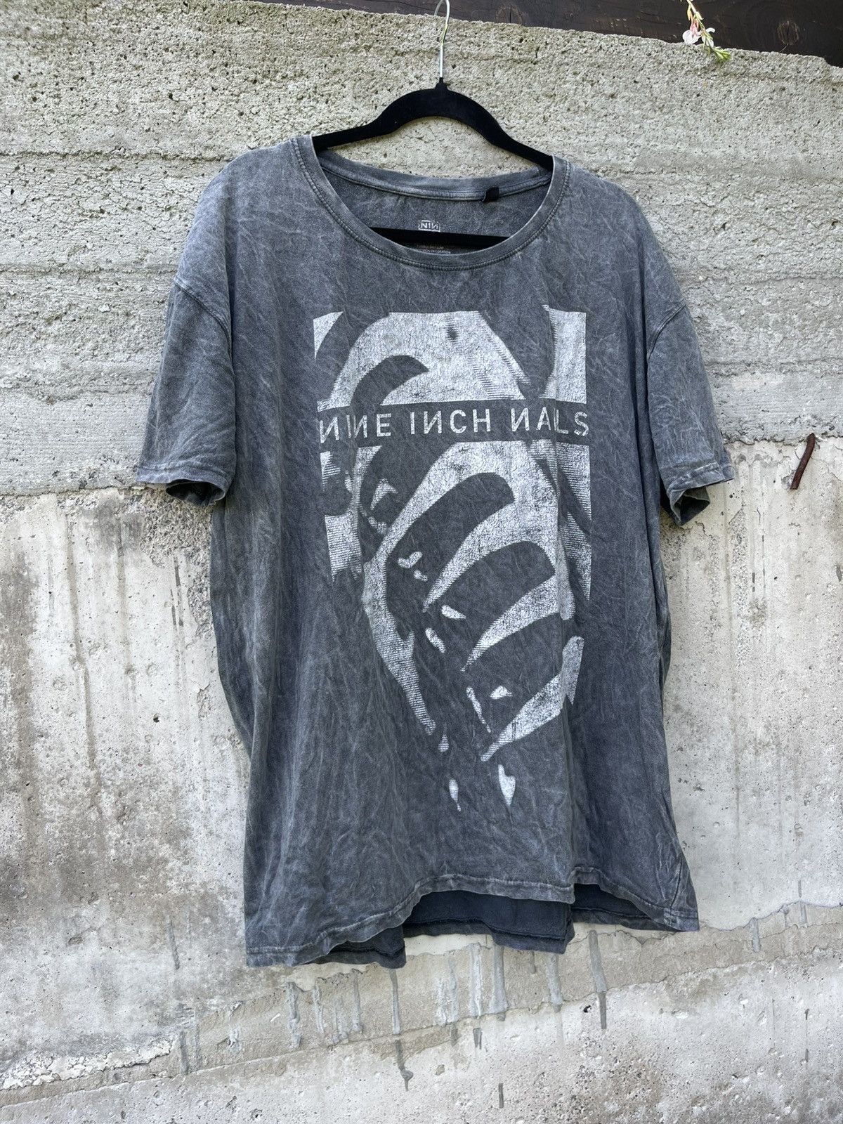 Band Tees Nine Inch Nails Grey tie dye t-shirt Size US XXL / EU 58 / 5 - 3 Thumbnail