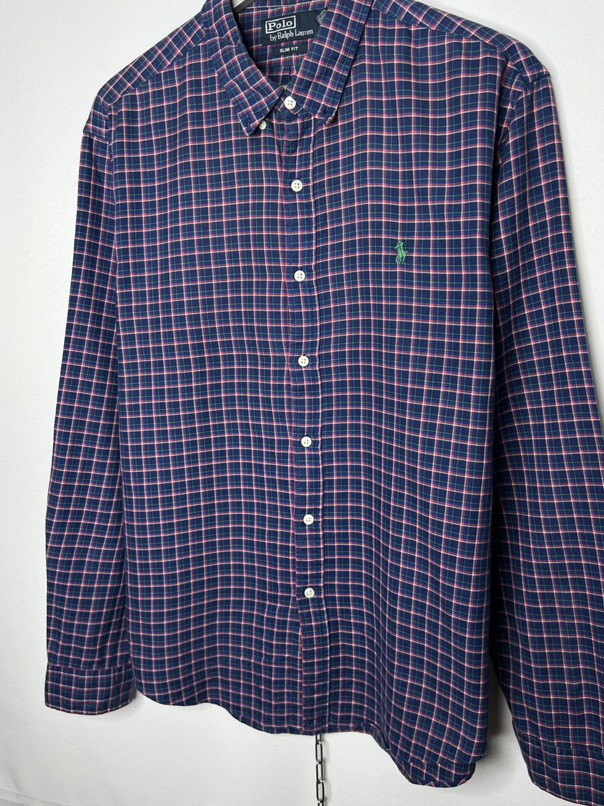 Polo Ralph Lauren Vintage Polo Ralph Lauren Plaid Shirt Long Sleeve Size US XL / EU 56 / 4 - 5 Thumbnail
