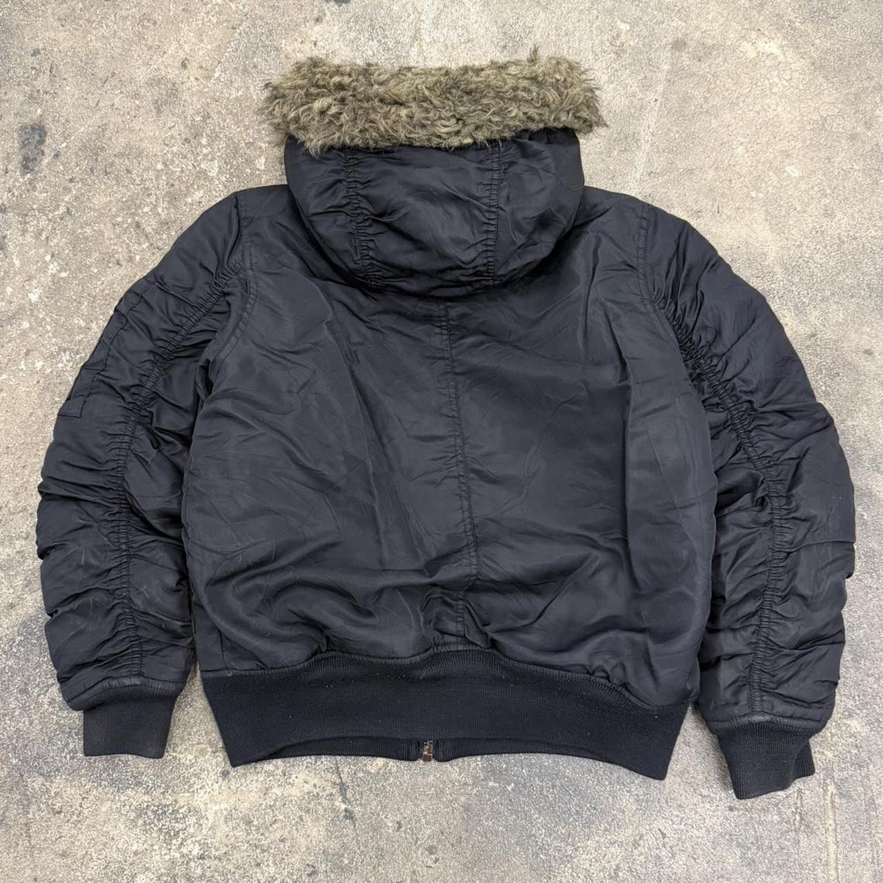 Other Women's Black Fur Lined Hooded Puffer Jacket Size M / US 6-8 / IT 42-44 - 4 Thumbnail