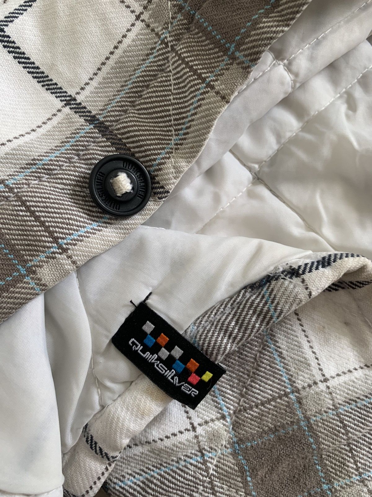 Quiksilver Vintage Quiksilver Flannel Quilted Jacket Size US XL / EU 56 / 4 - 10 Thumbnail