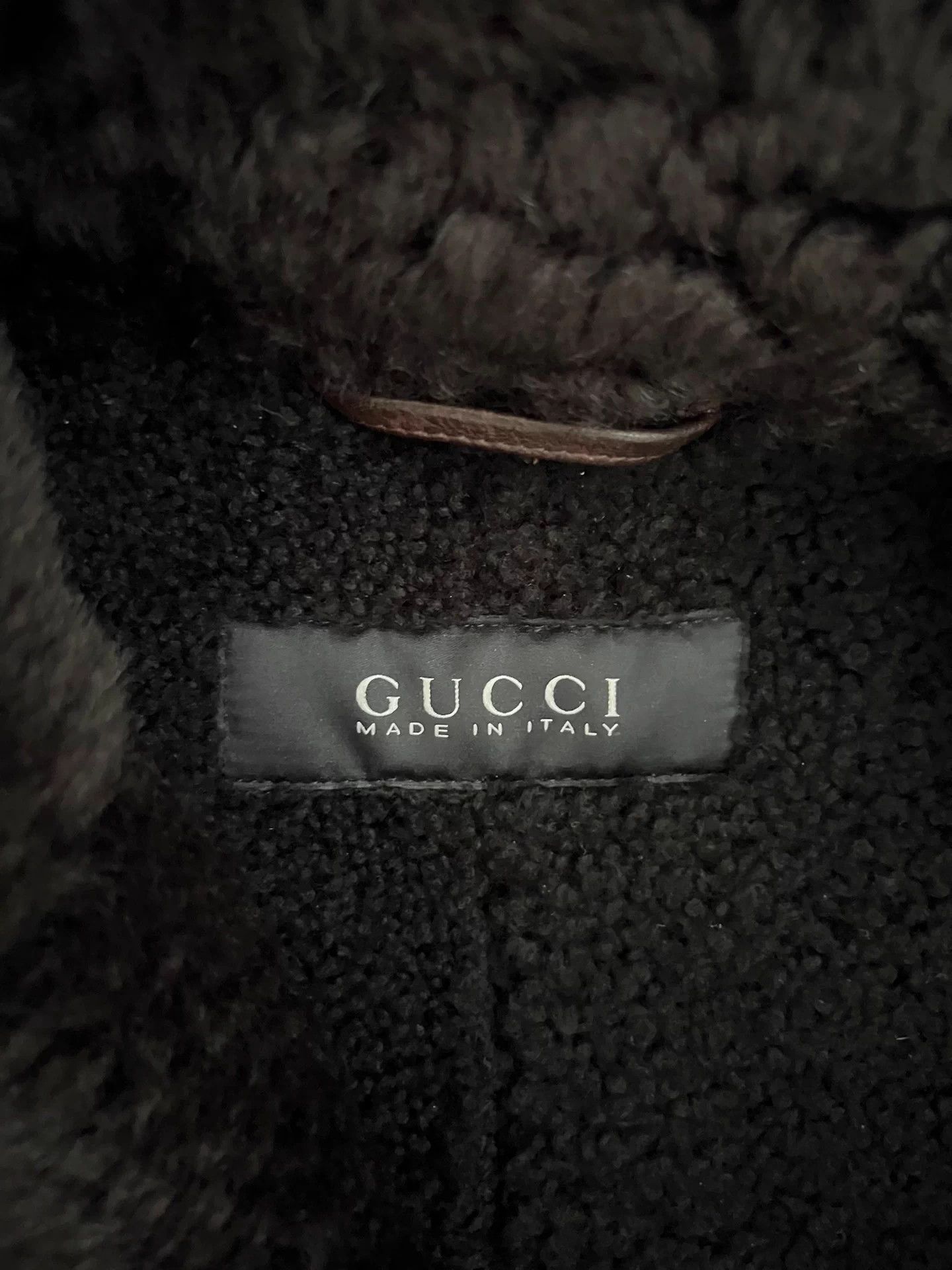 Gucci Gucci Shearling Lined Leather Jacket - 48 Size US M / EU 48-50 / 2 - 7 Thumbnail