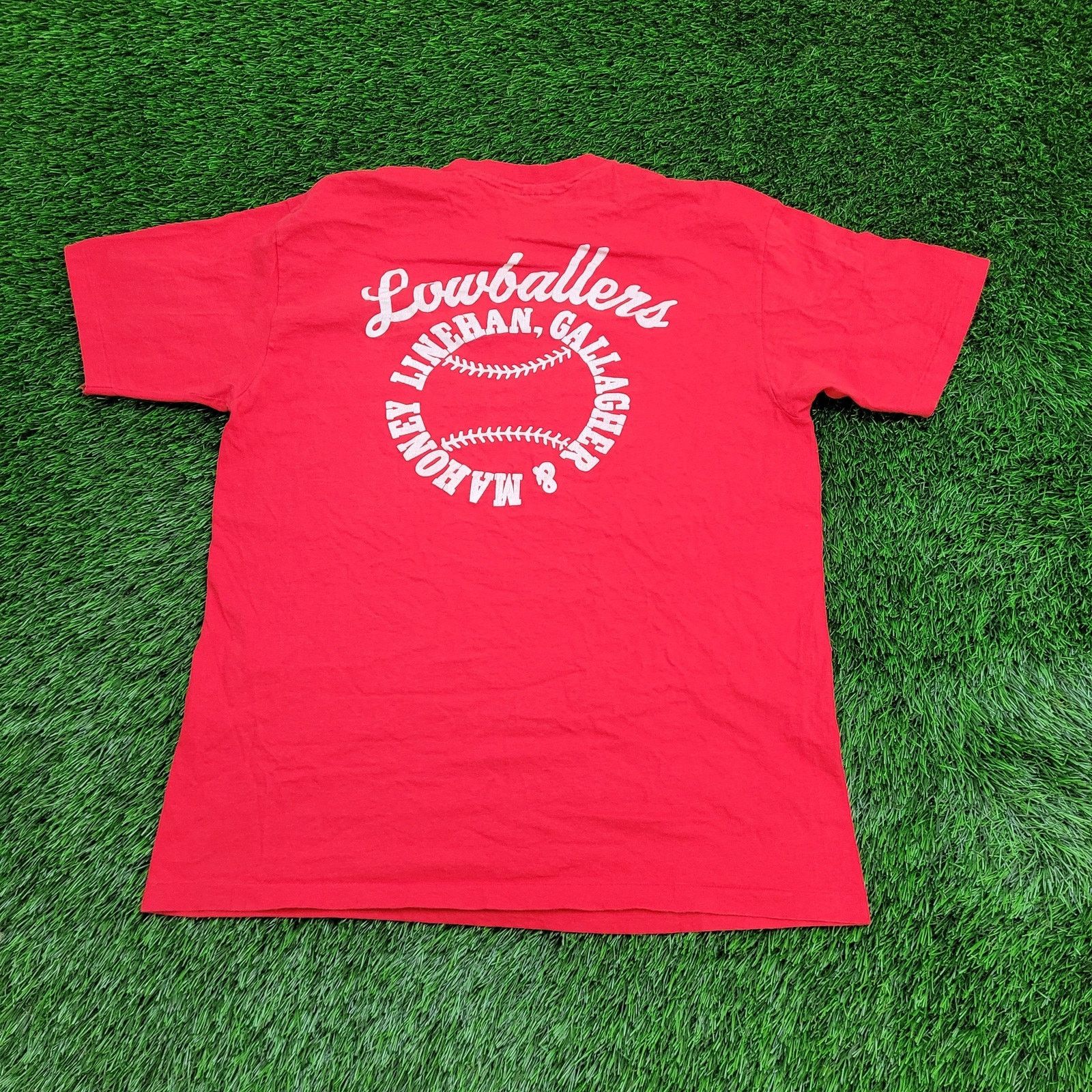 Hanes Vintage 80s Lowballers Baseball Shirt Large 21x27 USA Size US L / EU 52-54 / 3 - 1 Thumbnail
