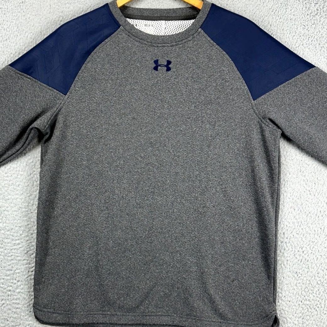 Under Armour Under Armour Cold Gear Sweatshirt Mens Medium Gray Loose Fit Pullover Logo Casual Size US M / EU 48-50 / 2 - 3 Thumbnail