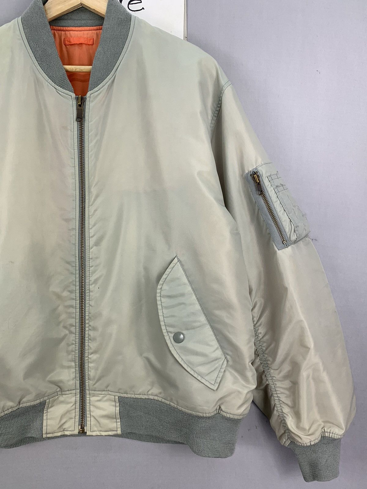 Vintage Uniqlo MA-1 Bomber Jacket Big Size
