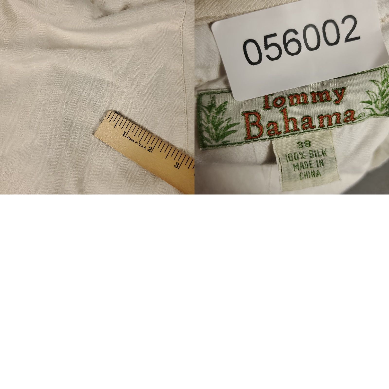Tommy Bahama VINTAGE Tommy Bahama Shorts Men Size 38 Beige Silk Pleated Chino Casual Dress Seasonal Size US 38 / EU 54 - 8 Thumbnail