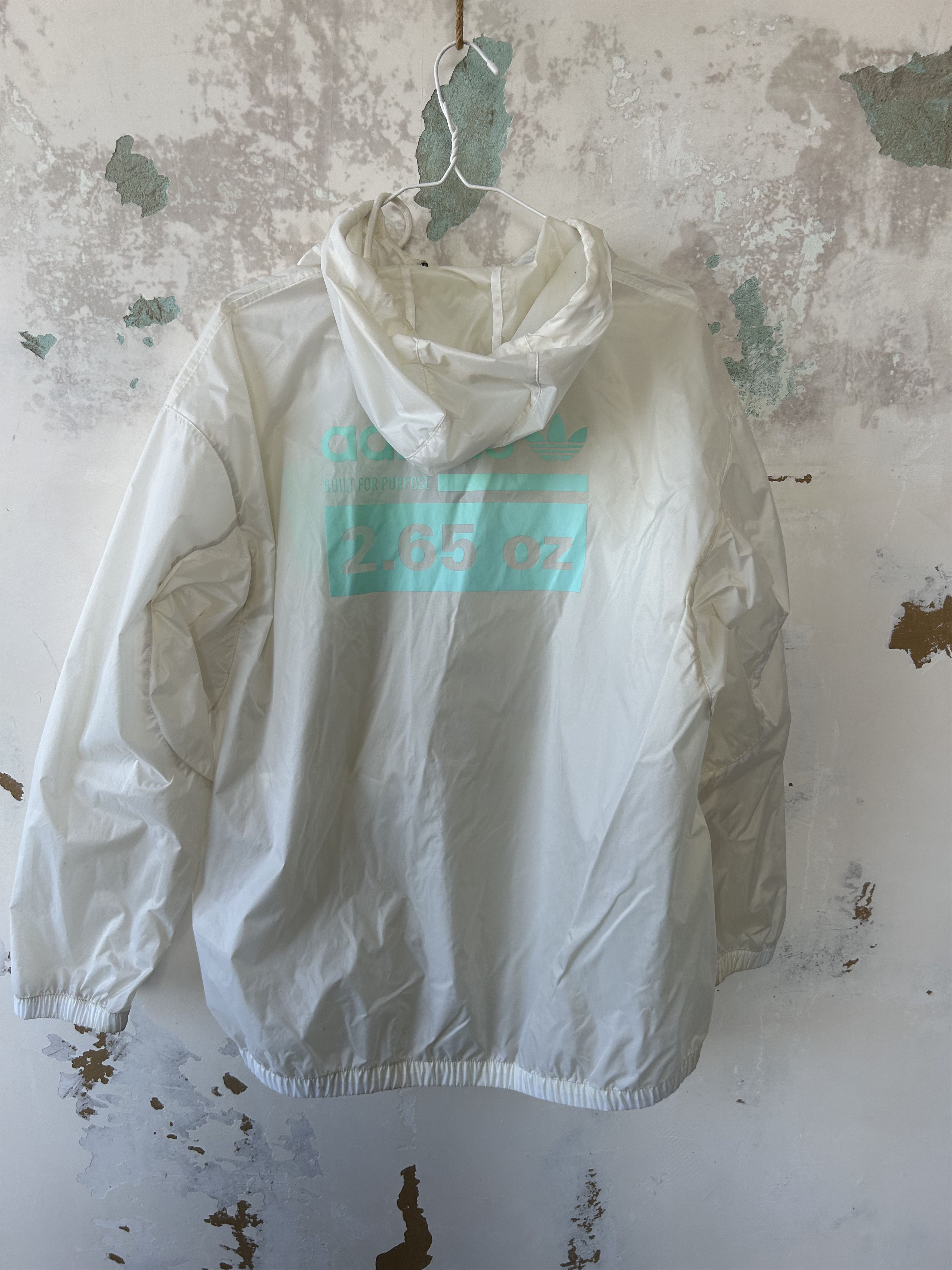 Adidas Adidas Jacket Track Jacket White Lightweight Size US M / EU 48-50 / 2 - 7 Thumbnail