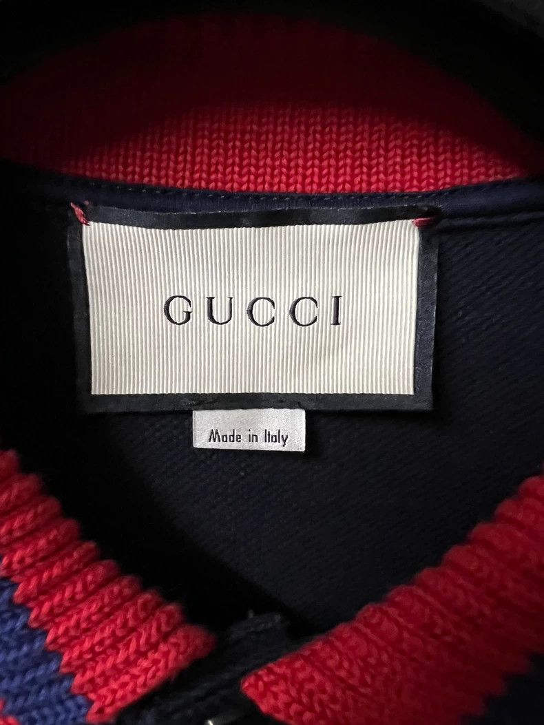 Gucci Gucci Men's short-sleeved T-shirt polo shirt 2503-Nextarrow Size US XL / EU 56 / 4 - 4 Thumbnail