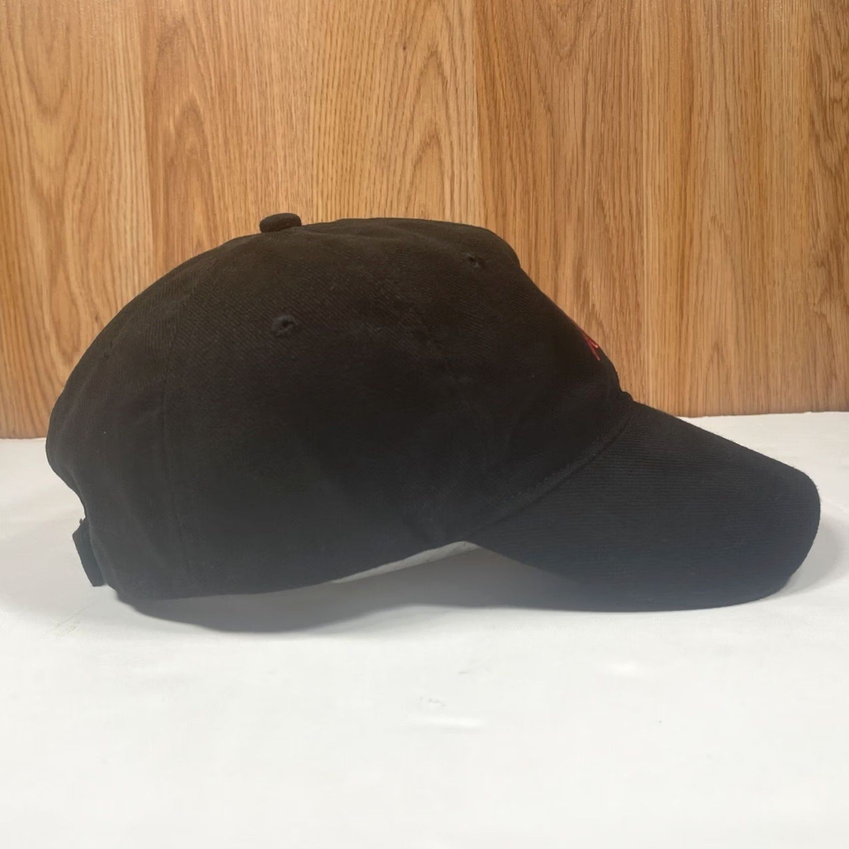 Vintage KC Embroidered Adult Adjustable StrapBack Baseball Hat Cap One Size Fits Most Black Cotton Men Baseball Cap Mens Size ONE SIZE - 6 Thumbnail