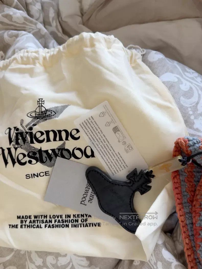 Vivienne Westwood Vivienne Westwood size os Lucky Crescent-Shaped Crochet Bag Size ONE SIZE - 4 Thumbnail