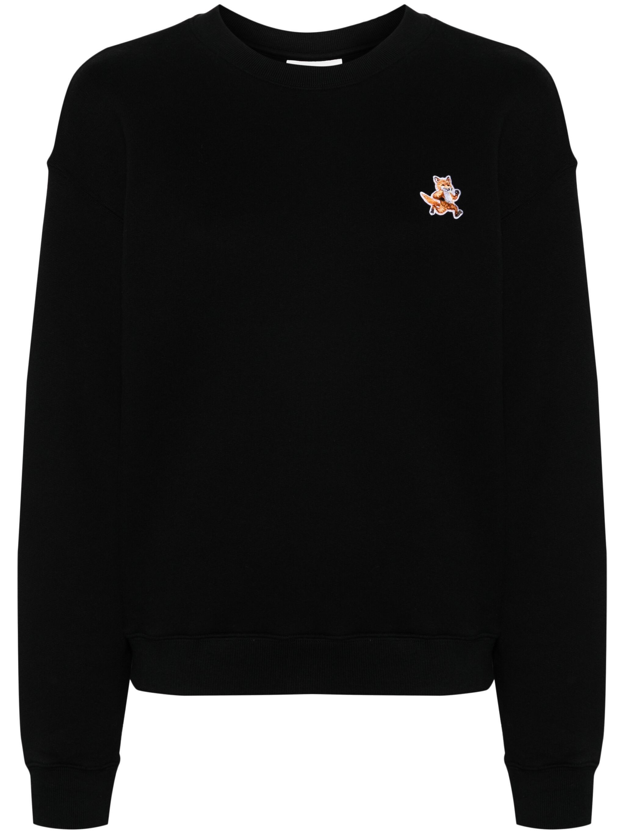 o1s22i1n1124 Speedy Fox Sweatshirt in Black