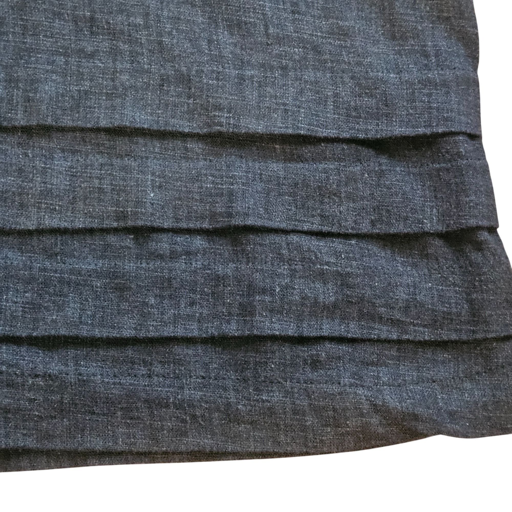 Nicole Miller Nicole Miller Wn Linen Mini Dress Charcoal L Quiet Luxury Mi Size L / US 10 / IT 46 - 5 Thumbnail