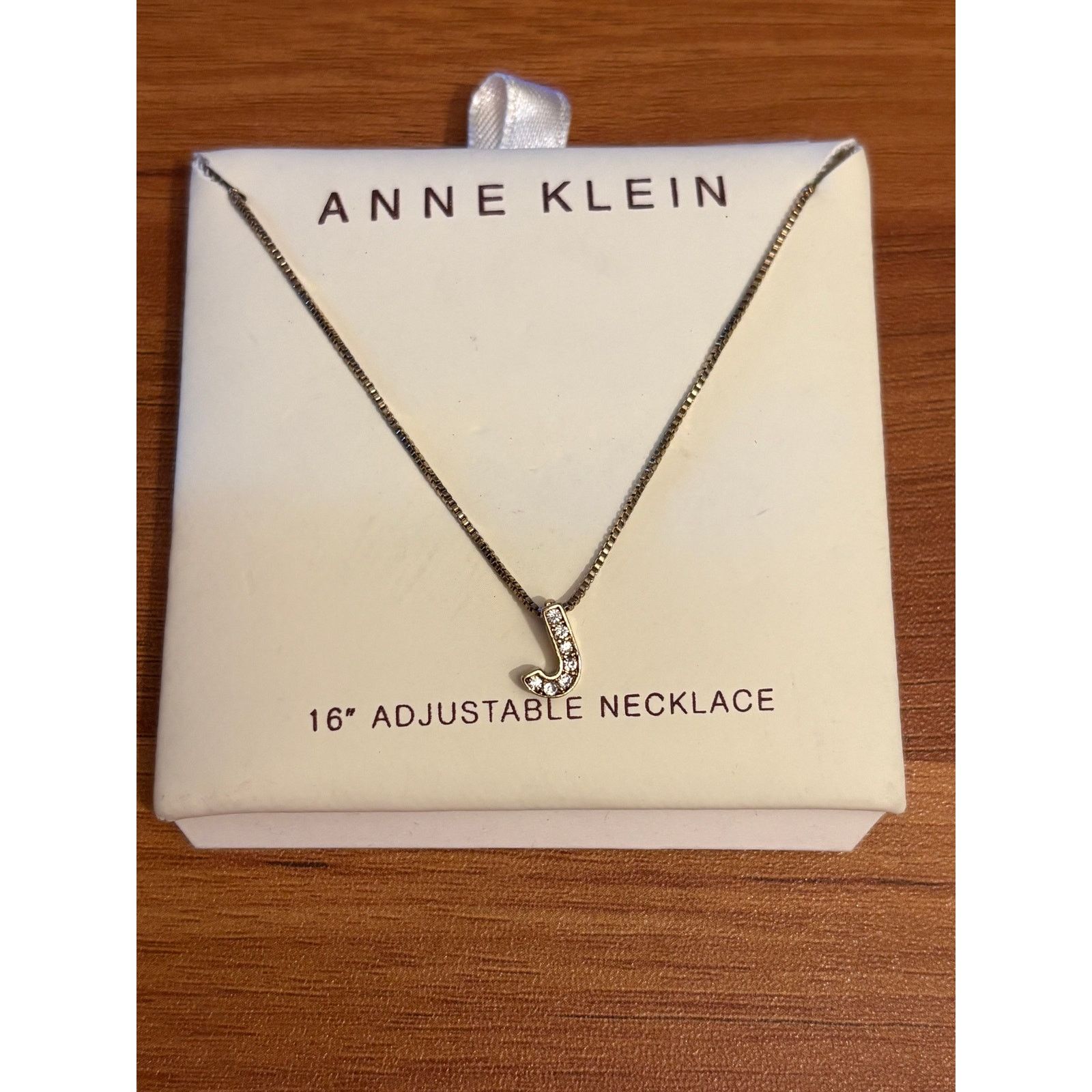 Anne Klein Anne Klein Gold Tone J Initial Necklace 16” Size ONE SIZE - 1 Thumbnail