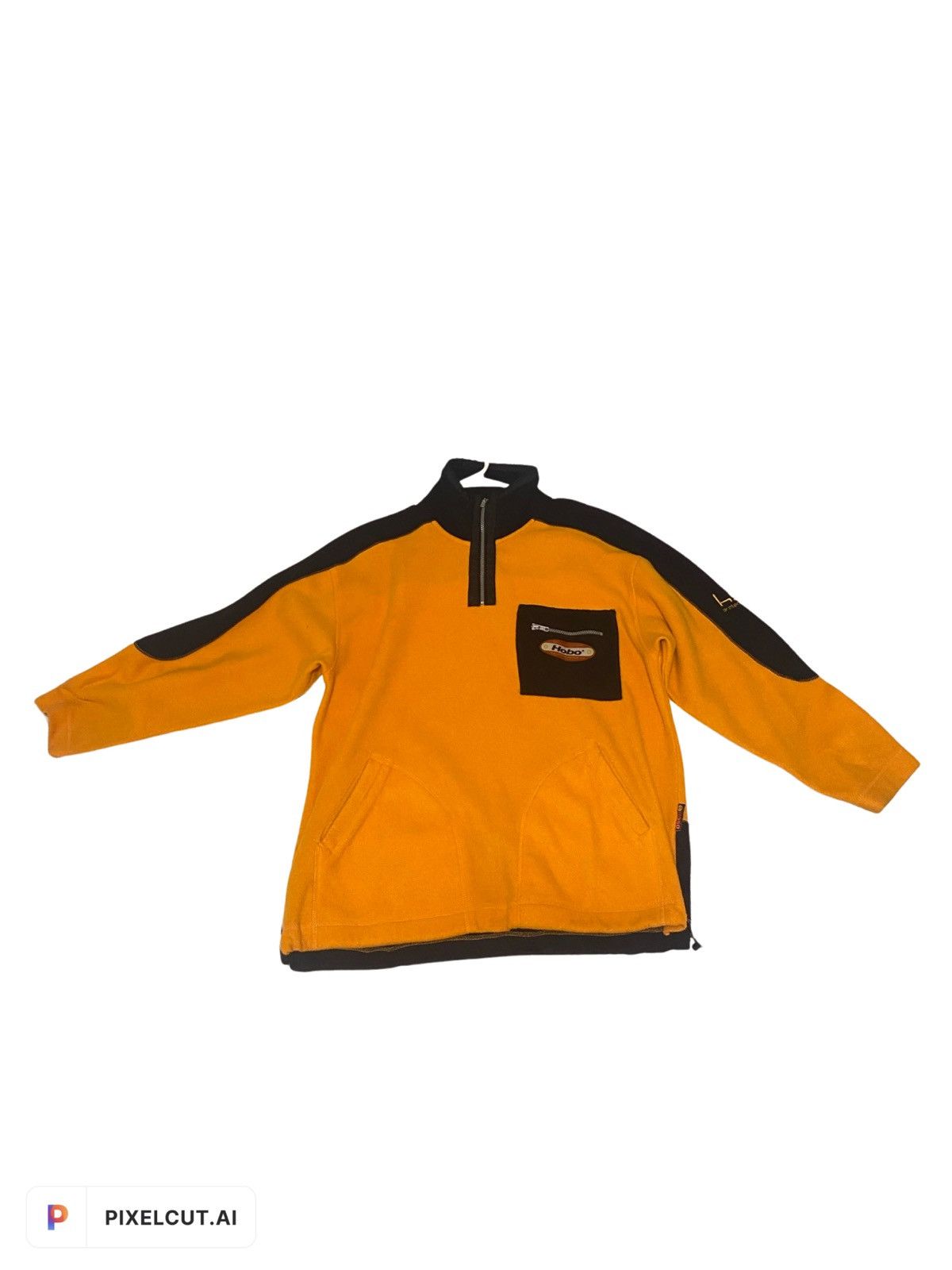 image of Y2K Hobo Zip-Up in Yellow, Men's (Size Large)
