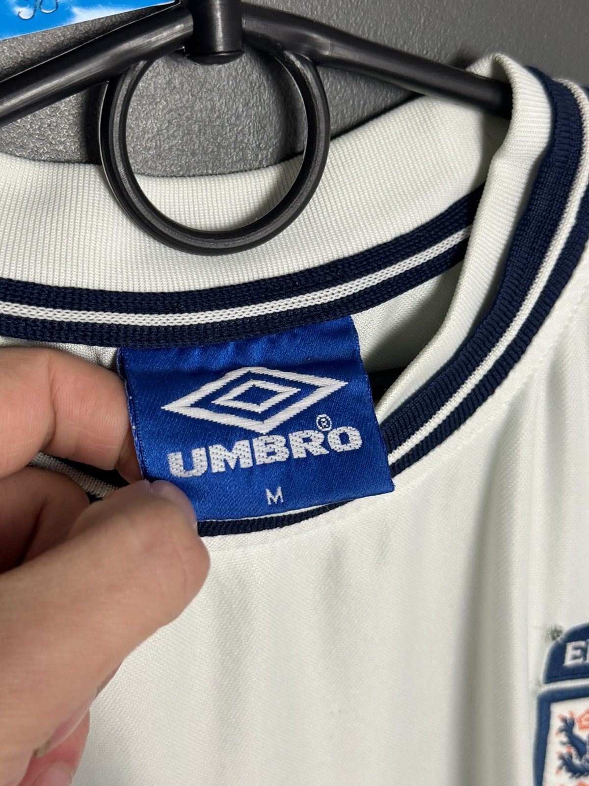 Umbro England National Team 99/01 Home Football Jersey T-Shirt Size US M / EU 48-50 / 2 - 21 Thumbnail