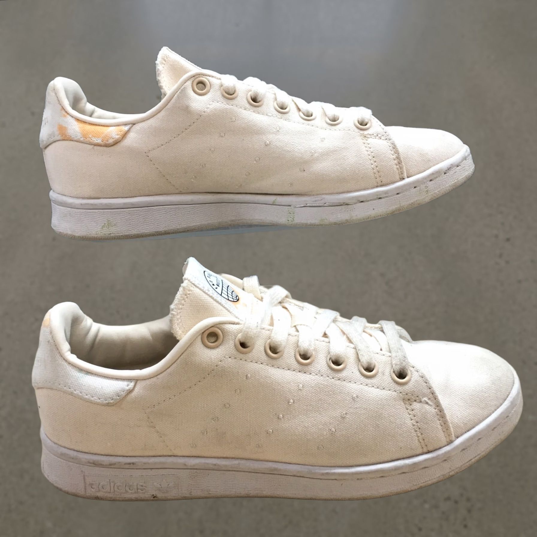 Adidas Adidas Sneaker Womens 7 Cream Stan Smith Wonder Laced Up Casual Comfort H03919 - Sale Size US 7 / IT 37 - 1 Thumbnail