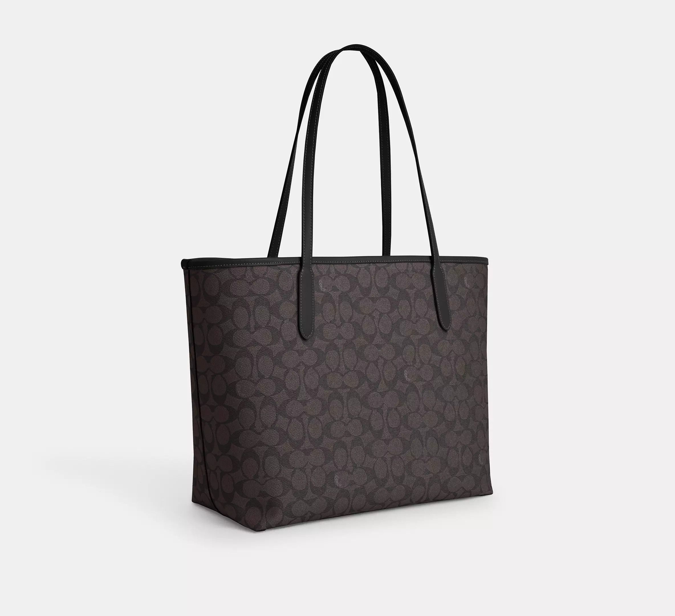 Coach City Tote Bag In Signature Canvas CV976 Size ONE SIZE - 6 Thumbnail