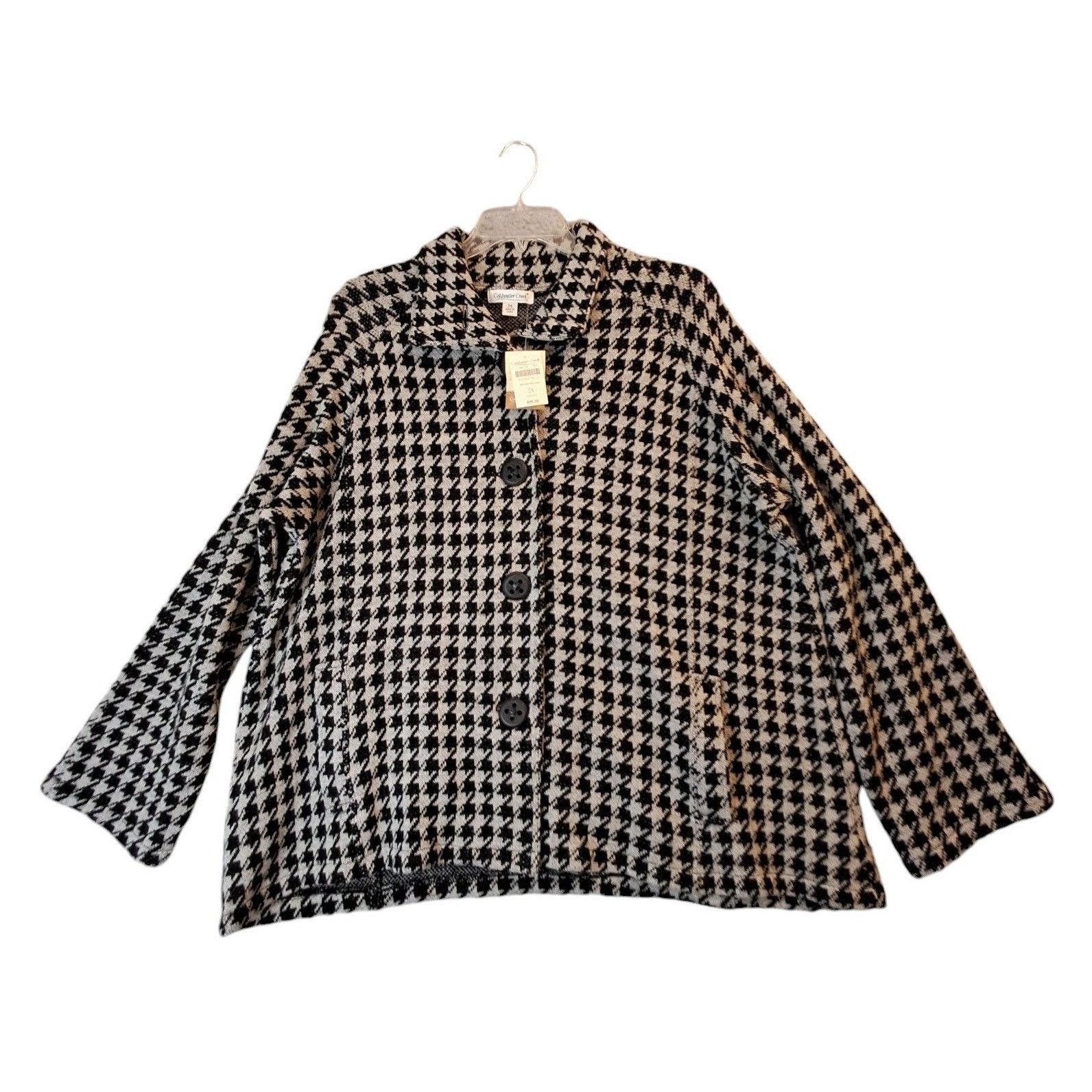 Coldwater Creek Coldwater Creek Houndstooth Jacket NWT Size 2x Women's Size XXL / US 16-18 / IT 52-54 - 1 Thumbnail
