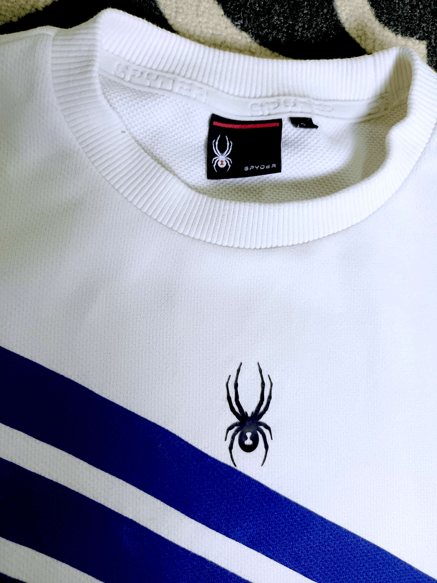 Spyder SPYDER Logo Blue Striped Crewneck Limitless Size US M / EU 48-50 / 2 - 11 Thumbnail