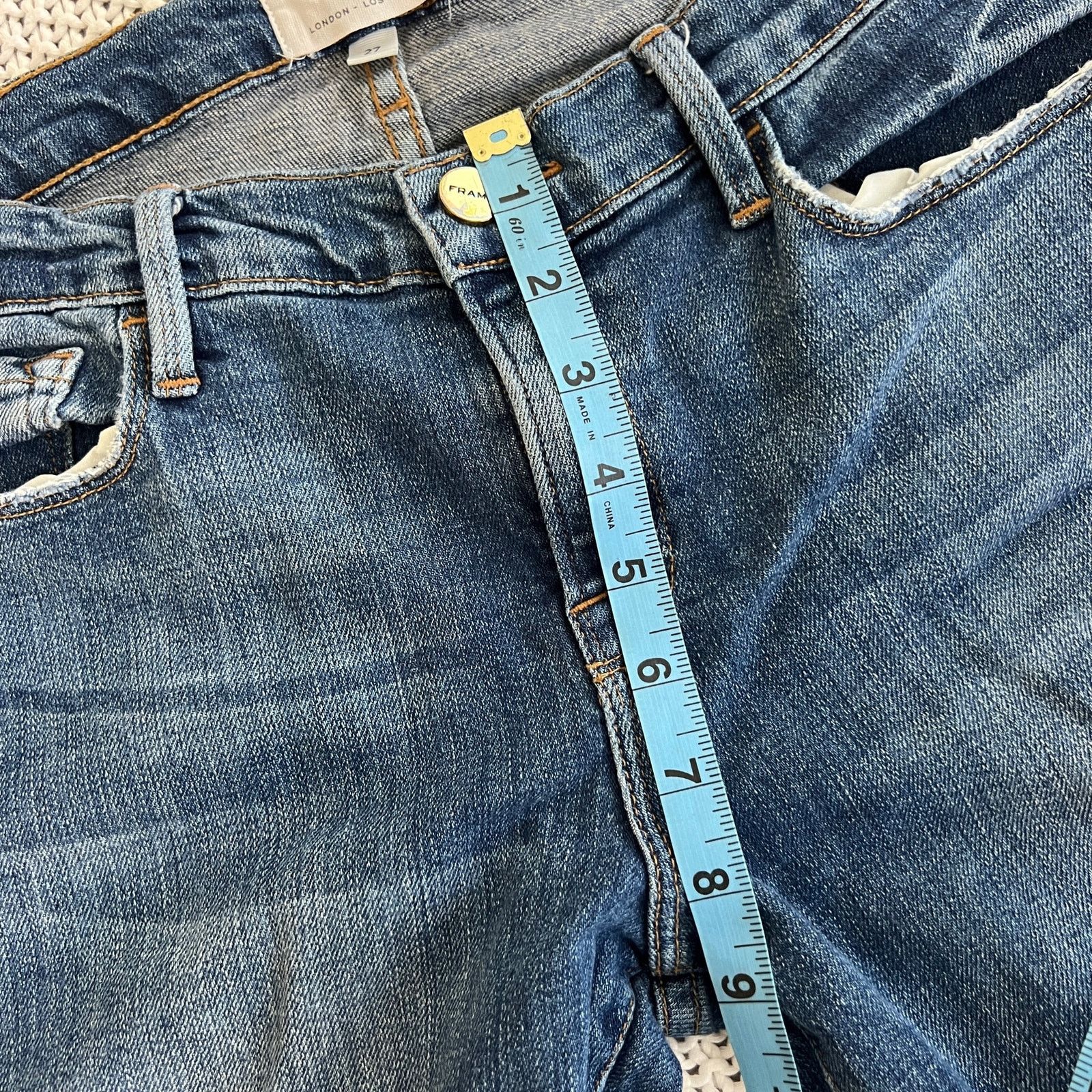 Frame FRAME Denim LE GARCON Skinny Jeans Size 27 Size 27" / US 4 / IT 40 - 8 Thumbnail