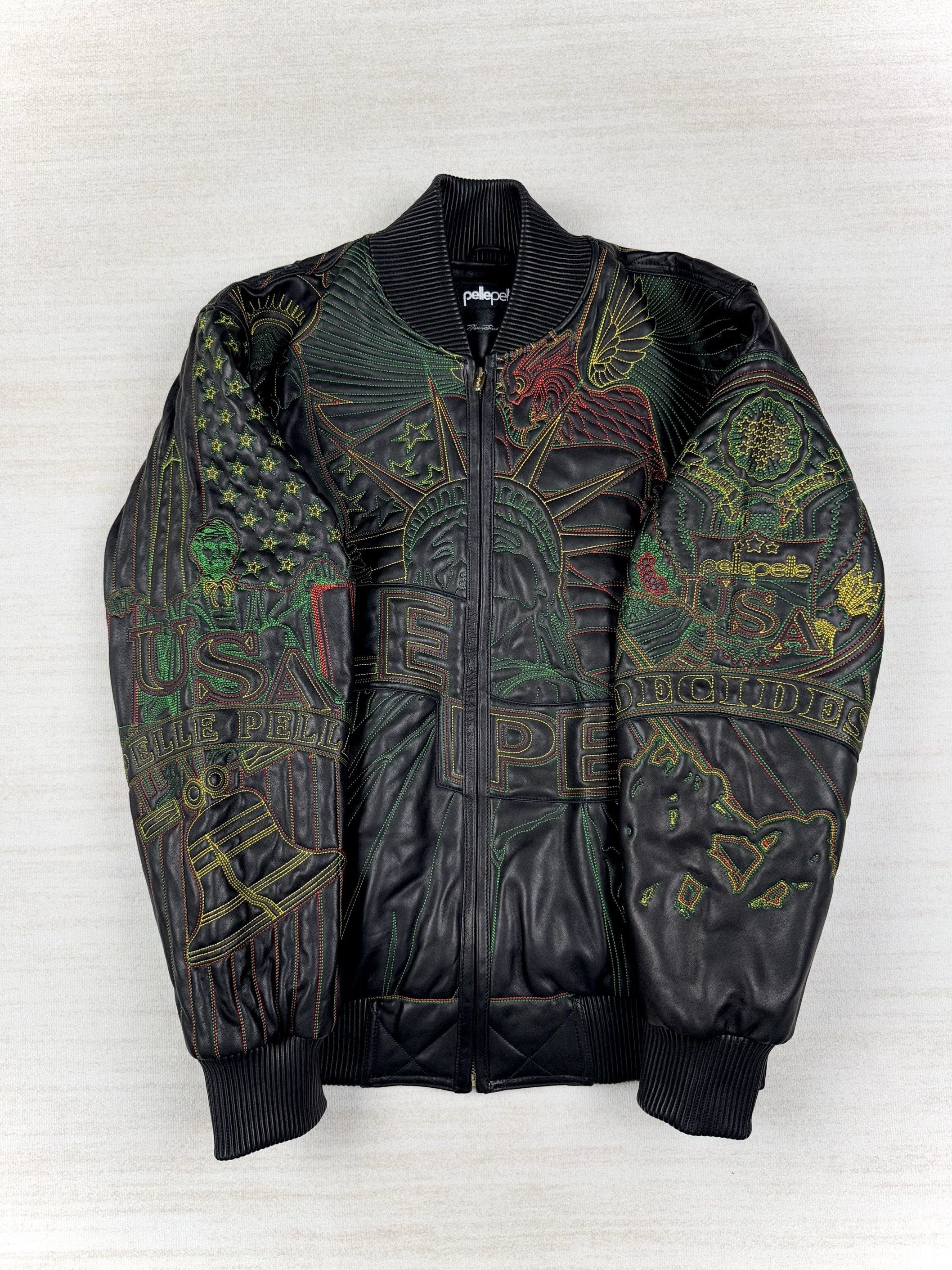 Pelle Pelle WDW x PP MONUMENT GENUINE LEATHER JACKET Size US L / EU 52-54 / 3 - 5 Thumbnail