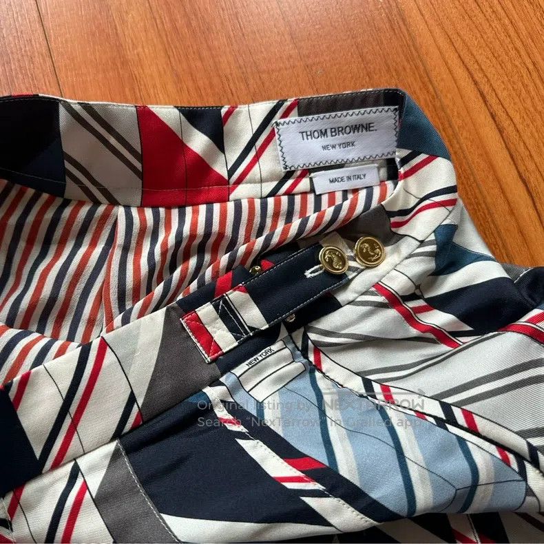 Thom Browne Thom Browne Silk Pleated Skirt Size 26" / US 2 / IT 38 - 5 Thumbnail
