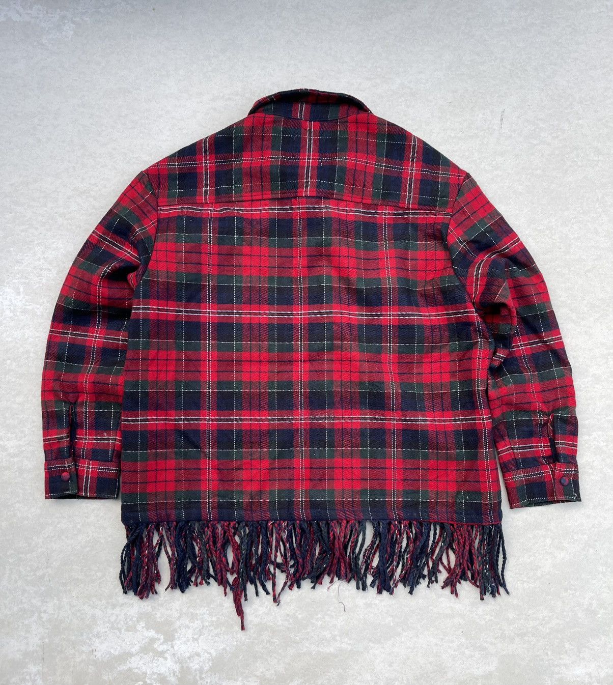 Zara Zara Never Been Worn Plaid Fringe Jacket Size M / US 6-8 / IT 42-44 - 5 Thumbnail