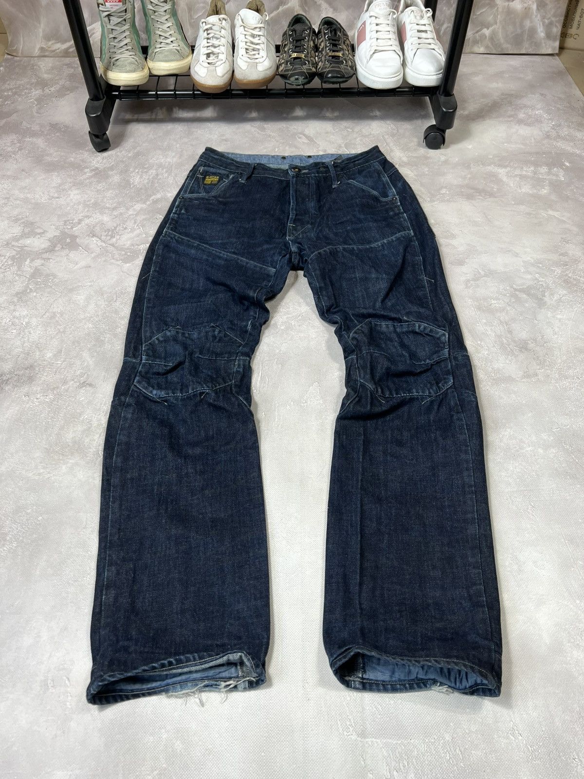 G-Star Vintage Flared G-Star Raw Distressed Baggy Pants Size US 33 - 1 Thumbnail