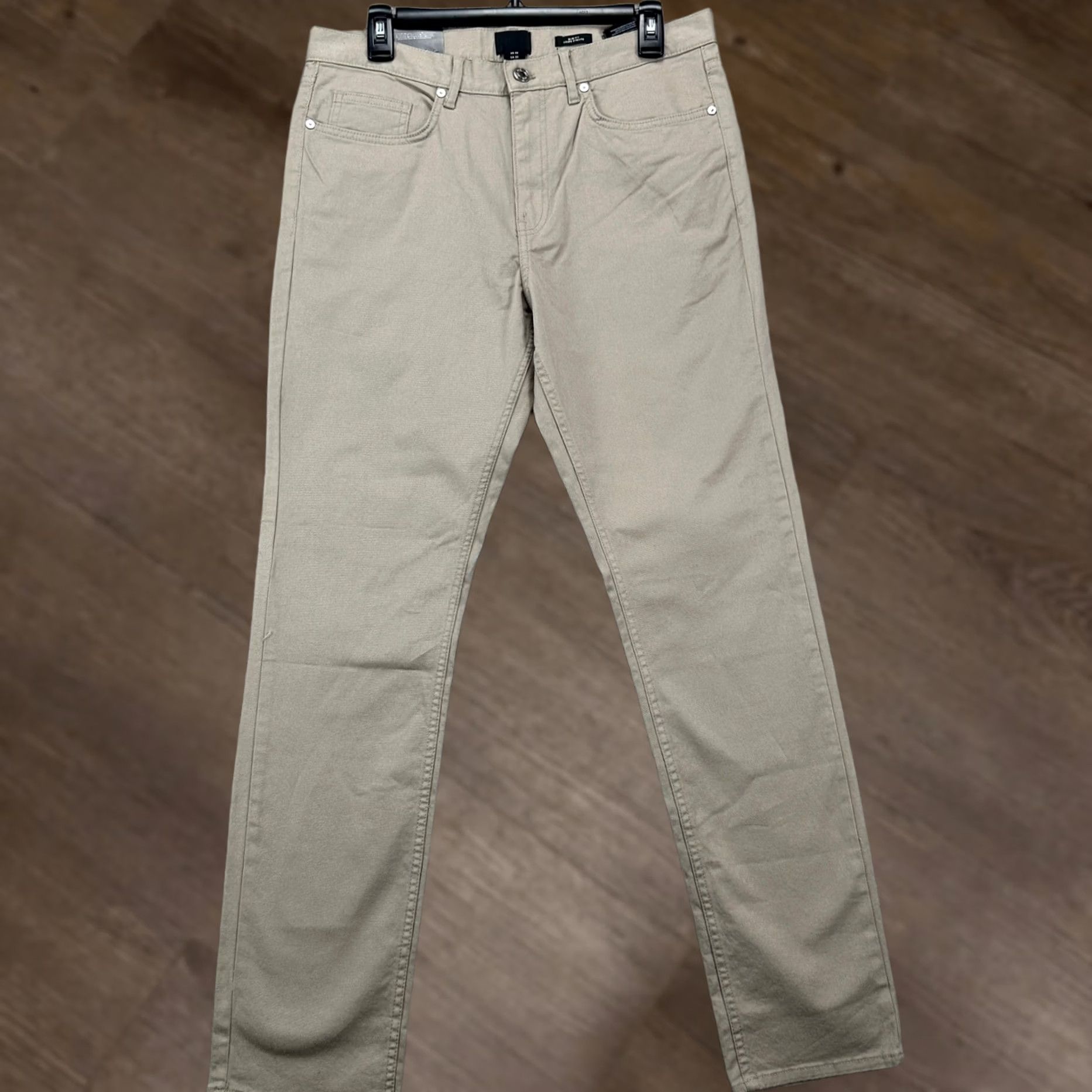 H&M H&M Mens Slim Fit Jeans 32 Tan Comfort Stretch 5 Pockets Casual Denim Pants NEW Size US 32 / EU 48 - 1 Thumbnail