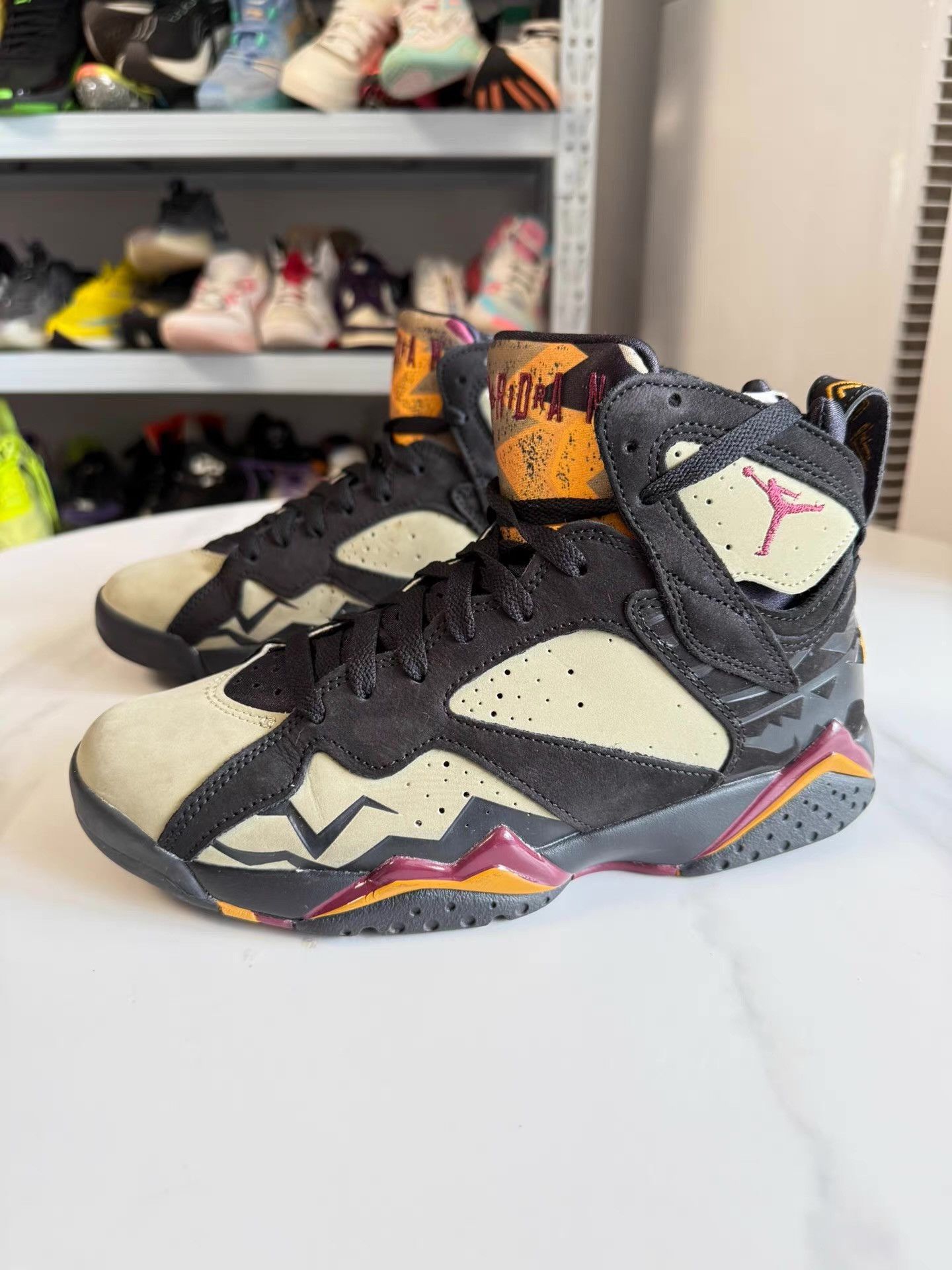 Nike Air Jordan 7 Black Olive, with original box Q10 Size US 7 / EU 40 - 1 Thumbnail