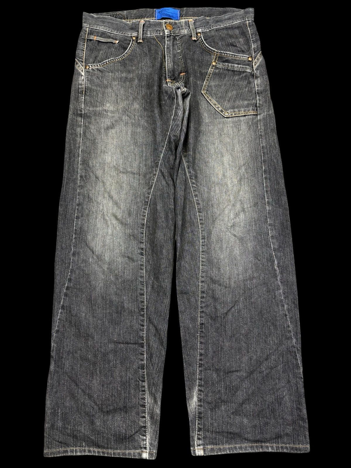 Edwin Insane 90s Style💥Edwin EFunction Baggy Wide Denim F908 Size US 35 - 1 Thumbnail