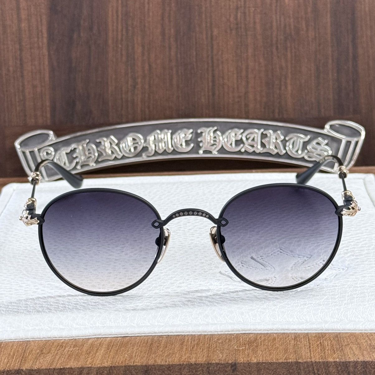 Chrome Hearts Chrome Hearts BUBBA - A 1/1 ‘Dark Triad’ Sunglasses Size ONE SIZE - 4 Thumbnail