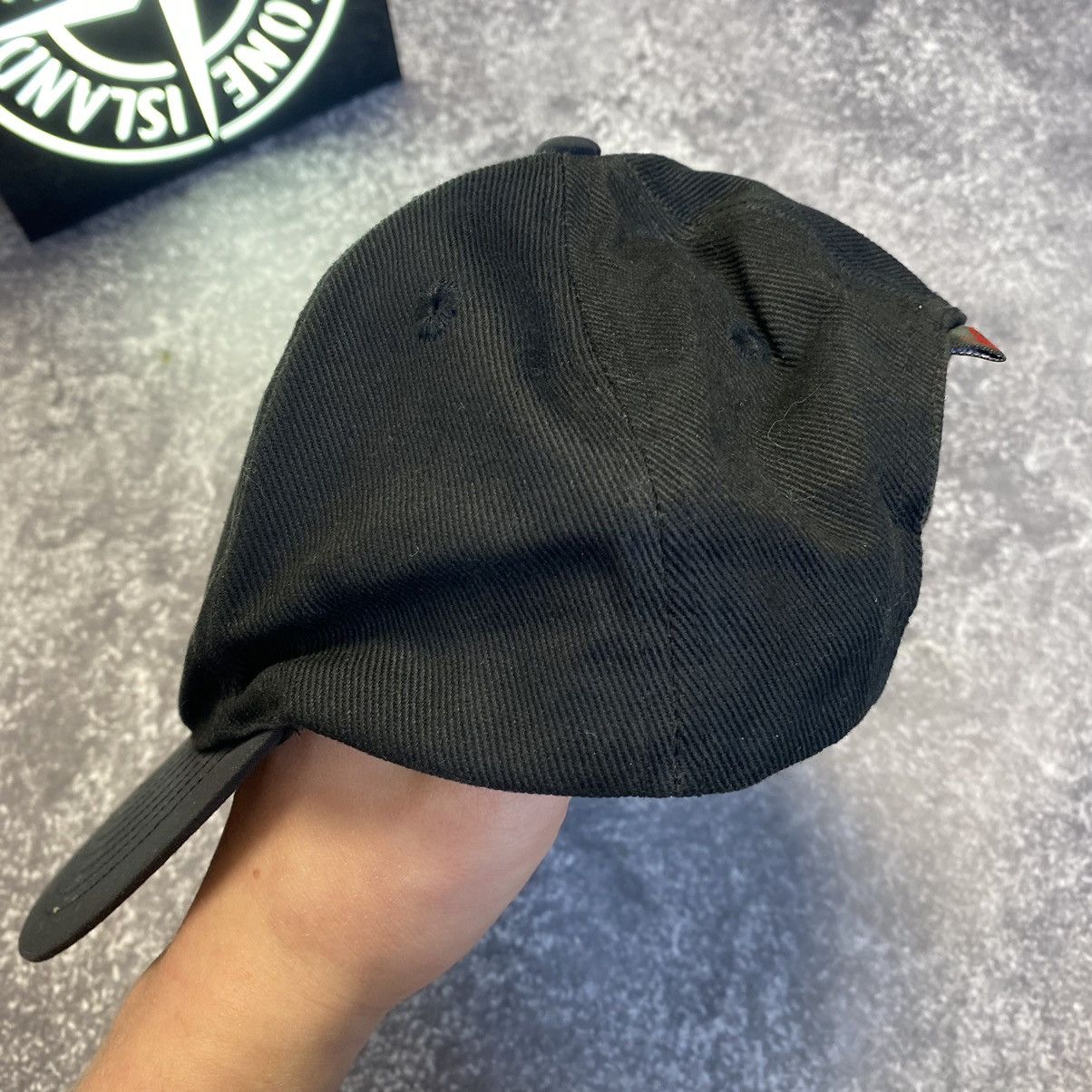 Vintage Vintage Nike Big Swoosh 90’s Rap Black Streetwear cap Size ONE SIZE - 5 Thumbnail