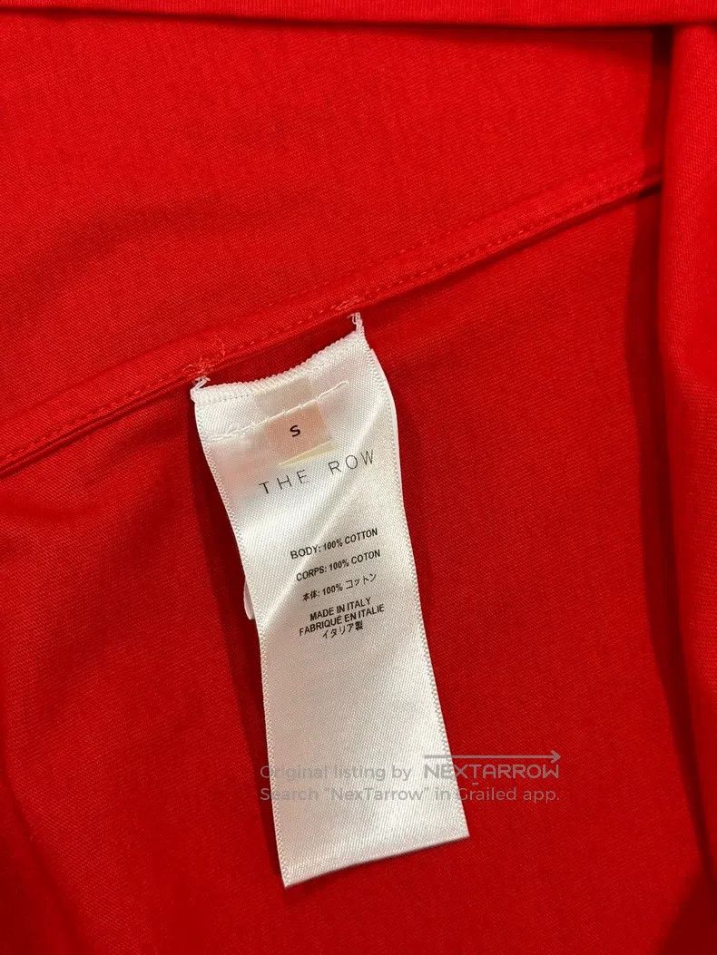 The Row The row Red Short Sleeve T-shirt Size S / US 4 / IT 40 - 5 Thumbnail