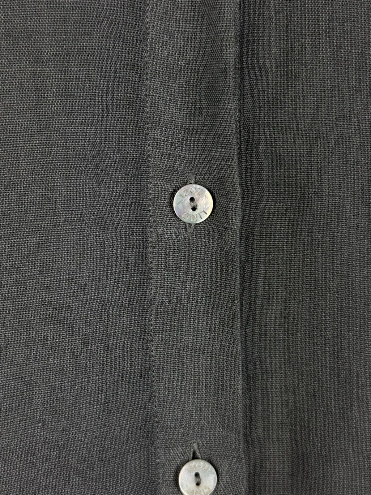 120% Lino 120% Lino Long Sleeve Linen Button Up Lagenlook Shirt Dress Size XL / US 12-14 / IT 48-50 - 21 Thumbnail