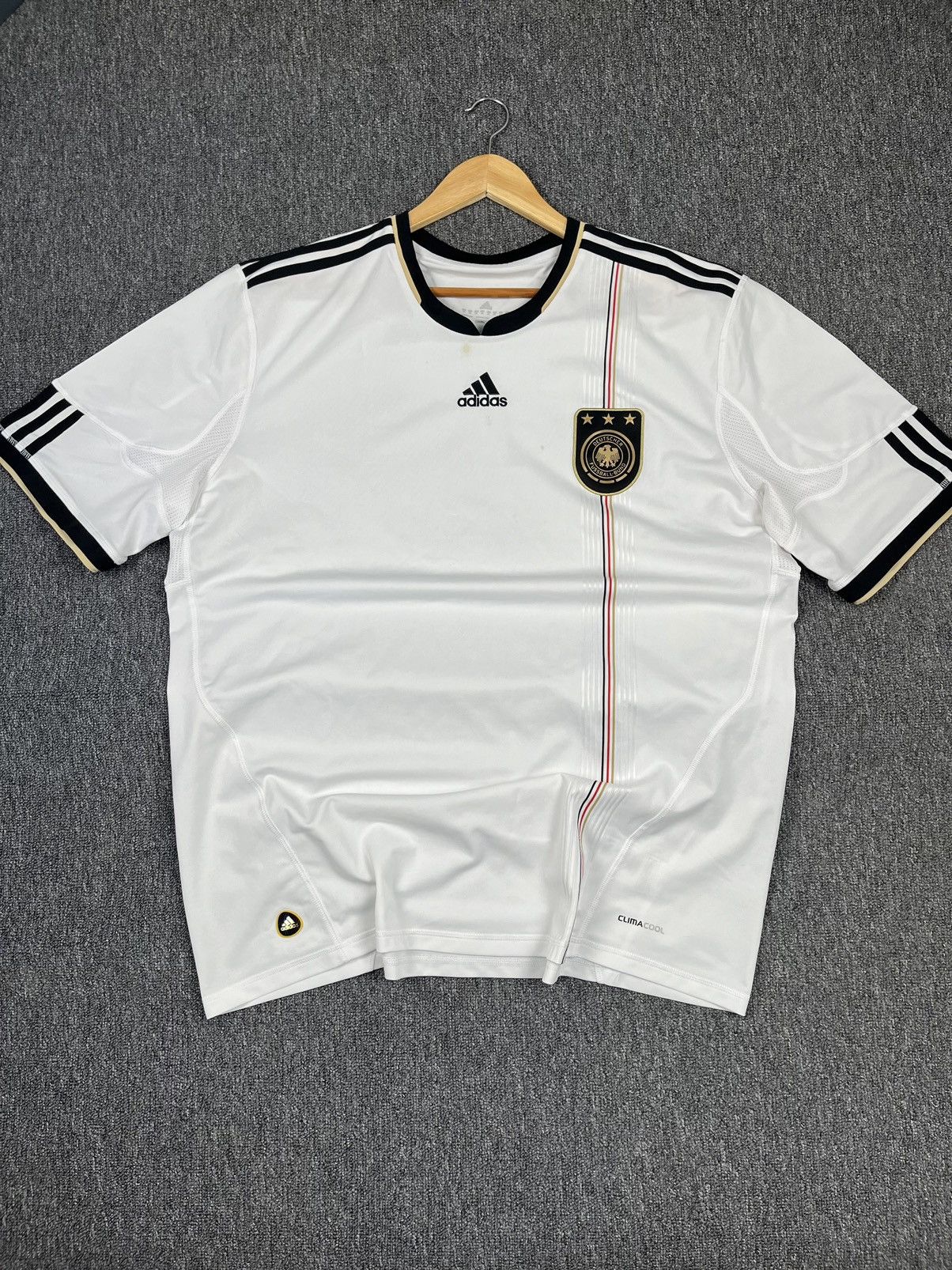 Adidas GERMANY 2010 2011 HOME FOOTBALL SHIRT SOCCER JERSEY ADIDAS Size US XXL / EU 58 / 5 - 1 Thumbnail
