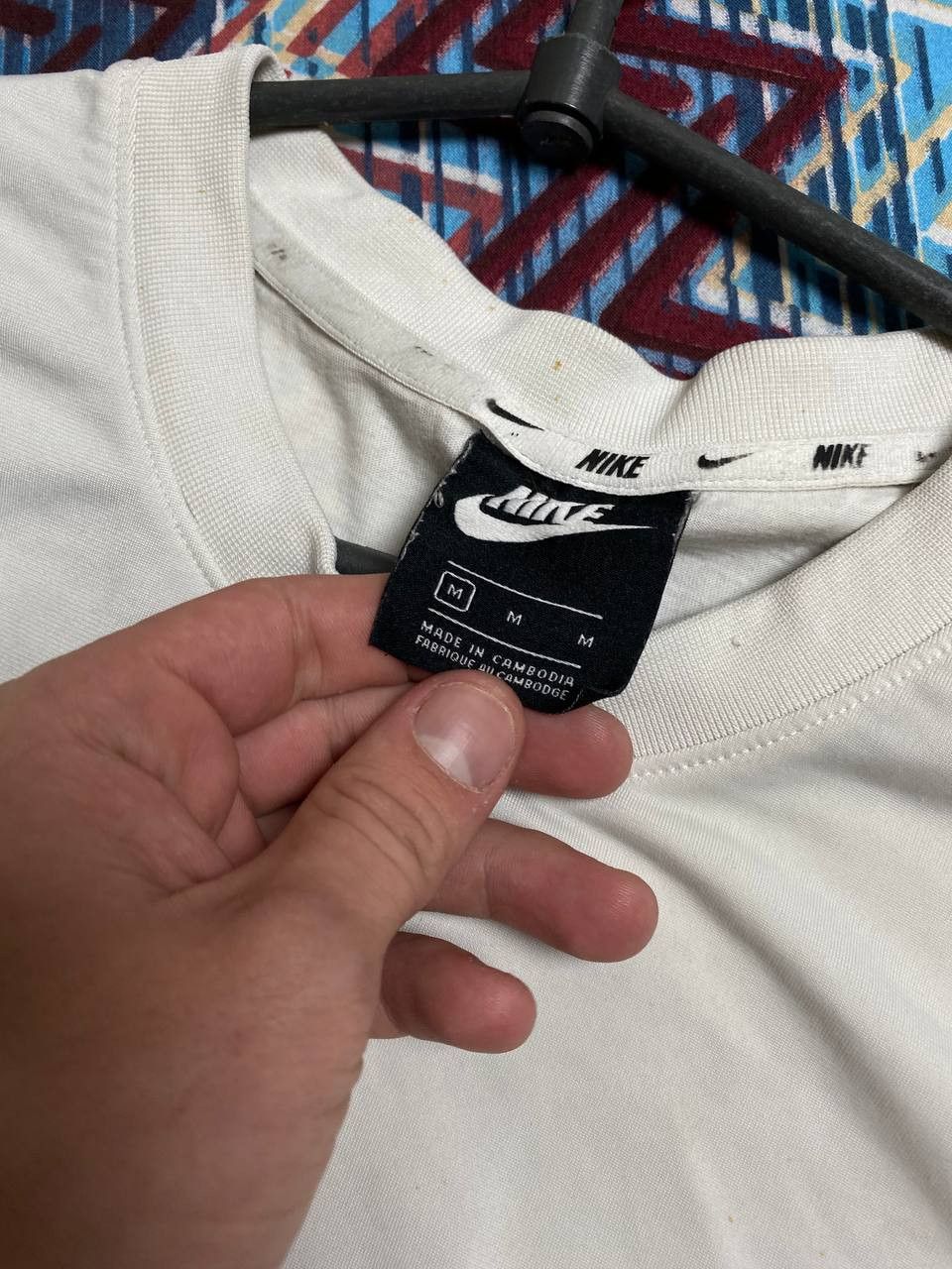 Nike Nike streetwear T-shirt short sleeve white Size US M / EU 48-50 / 2 - 2 Thumbnail