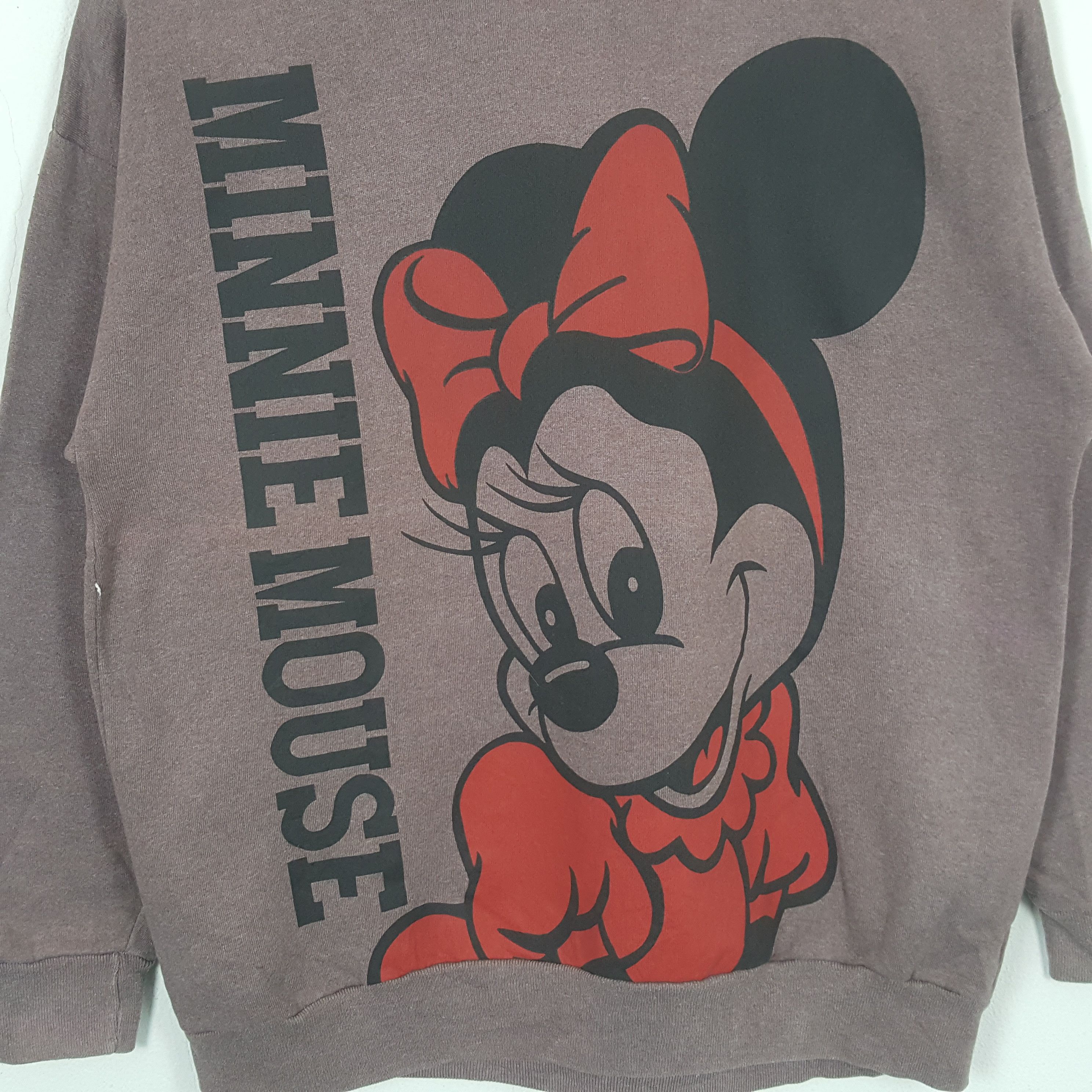 Disney × Mickey Mouse × Vintage Vintage DISNEY MINNIE MOUSE Streetwear Sweatshirt c283n6 Size US L / EU 52-54 / 3 - 2 Thumbnail