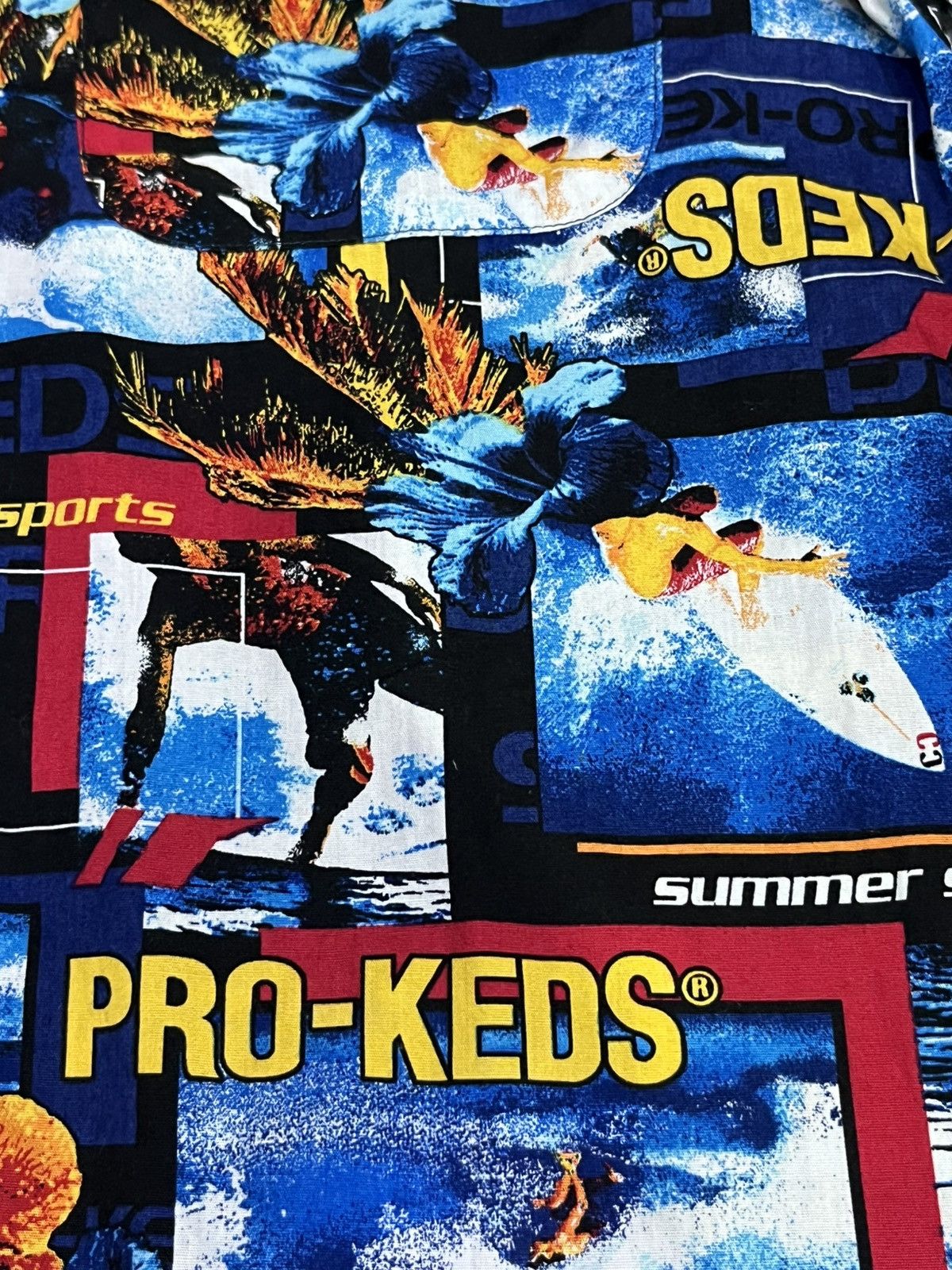 Pro-Keds 90’s ProKeds Surfing Full Print Pajama Shirt Hawaii Vibes Size US M / EU 48-50 / 2 - 6 Thumbnail