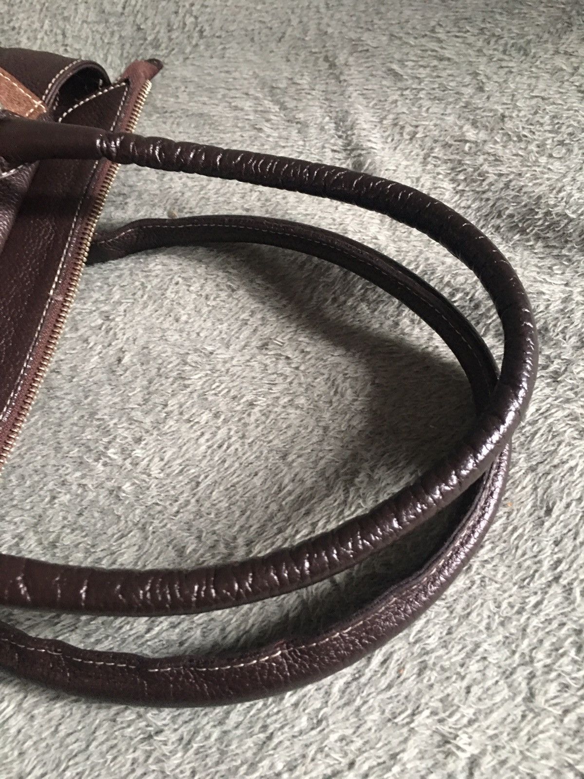 Tod's TOD’S Brown Suede Leather Handbag ShoulderTote Bag Size ONE SIZE - 12 Thumbnail