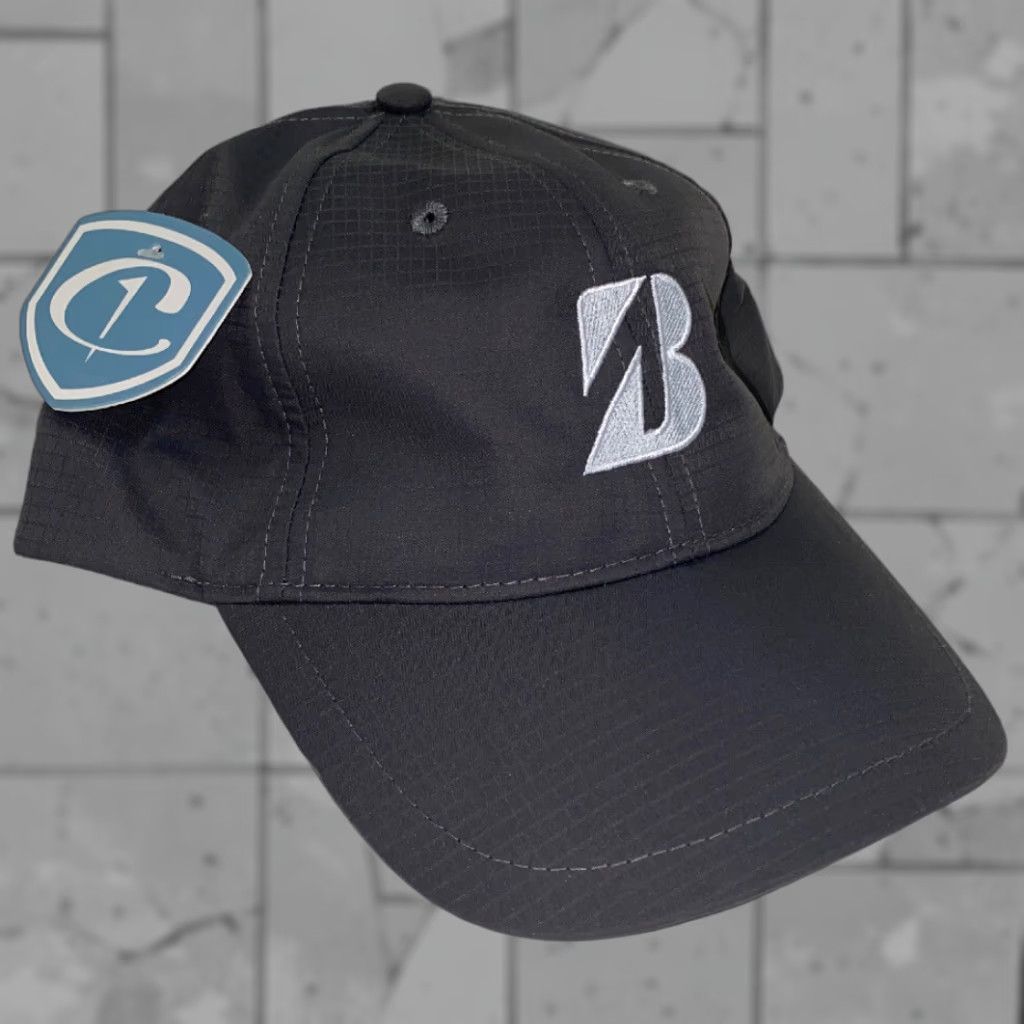 Vintage Bridgestone Golf Hat Mens Gray Adjustable NEW Size ONE SIZE - 1 Thumbnail