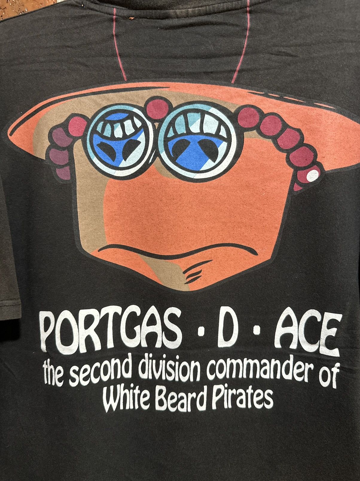 Anime × Japanese Brand One Peace Portgas D Ace Sun Faded Size US XL / EU 56 / 4 - 2 Thumbnail