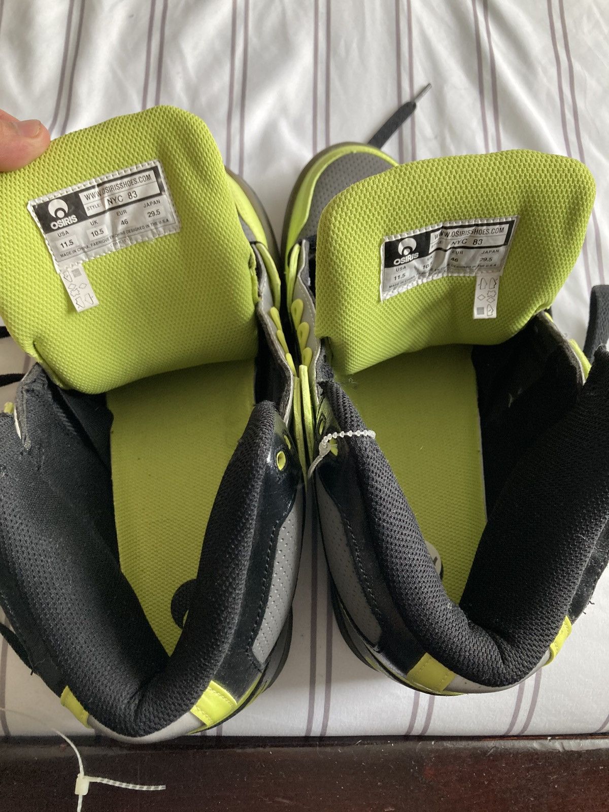 Osiris Osiris NYC 83 Neon Green Size US 11.5 / EU 44-45 - 7 Thumbnail