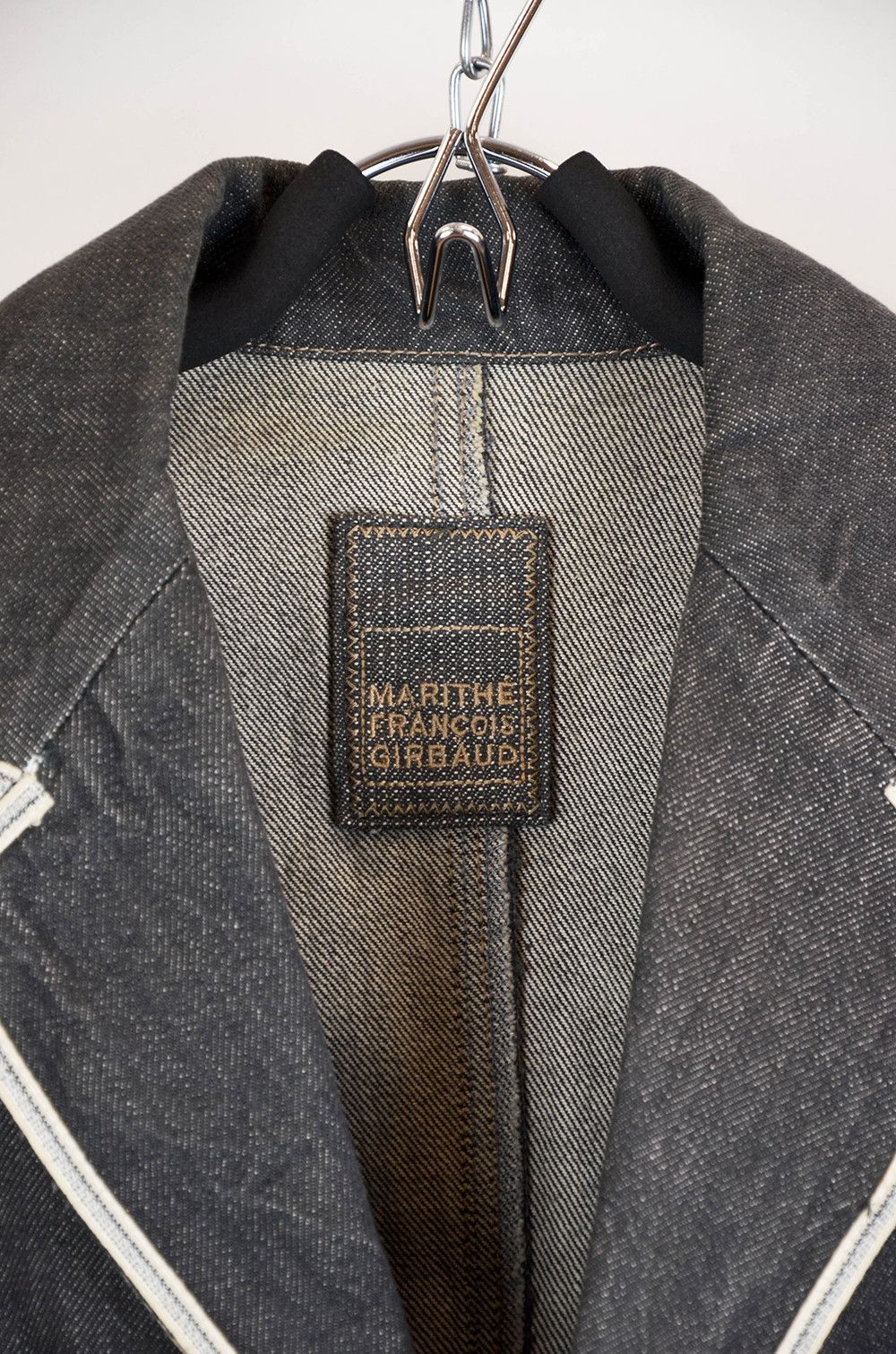 Marithe + Francois Girbaud × Vintage Marthe Francois Girbaud Raw Denim Blazer Jacket - IT44 Size M / US 6-8 / IT 42-44 - 8 Thumbnail