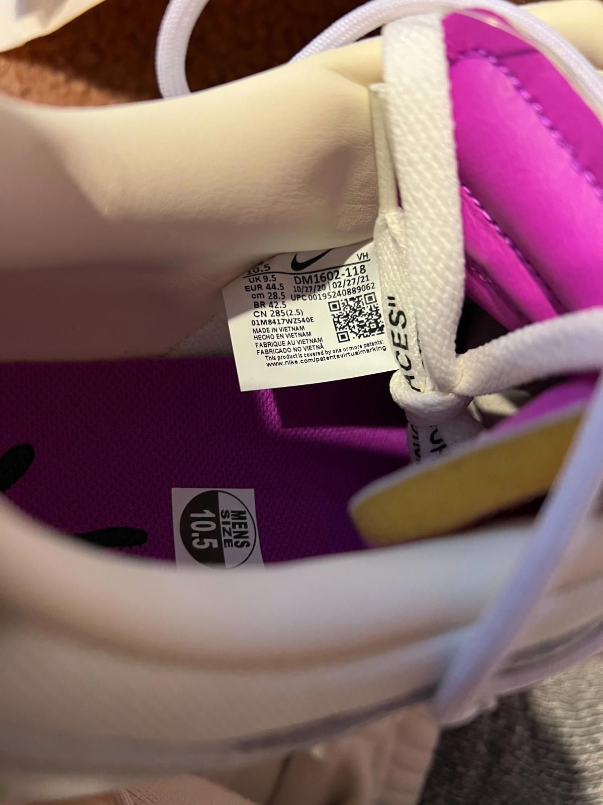 Nike 2021 Nike Off-White Dunk Low 03 of 50 DM1602 118 US10.5 Size US 10.5 / EU 43-44 - 9 Thumbnail